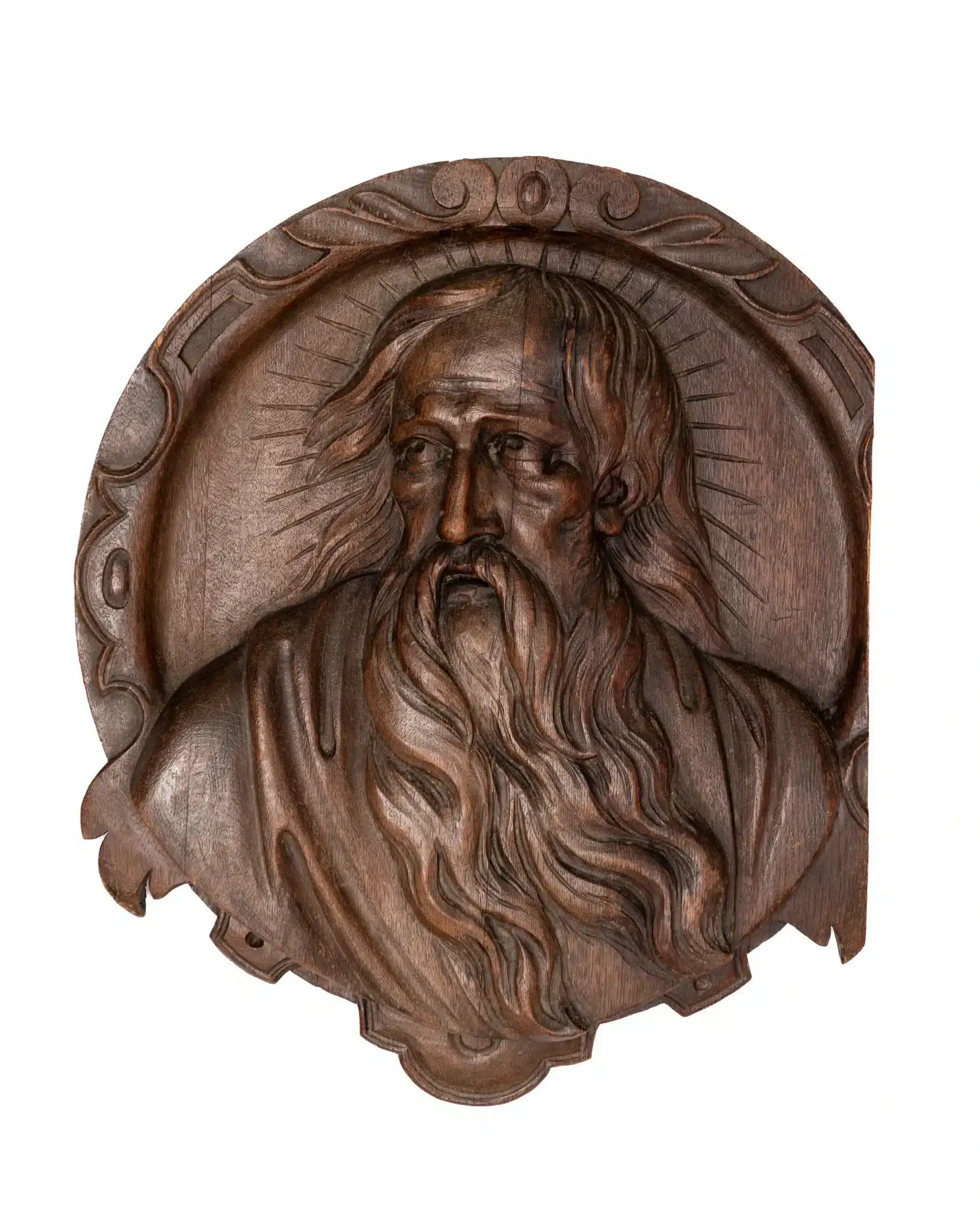 God the Father Oak Panel
