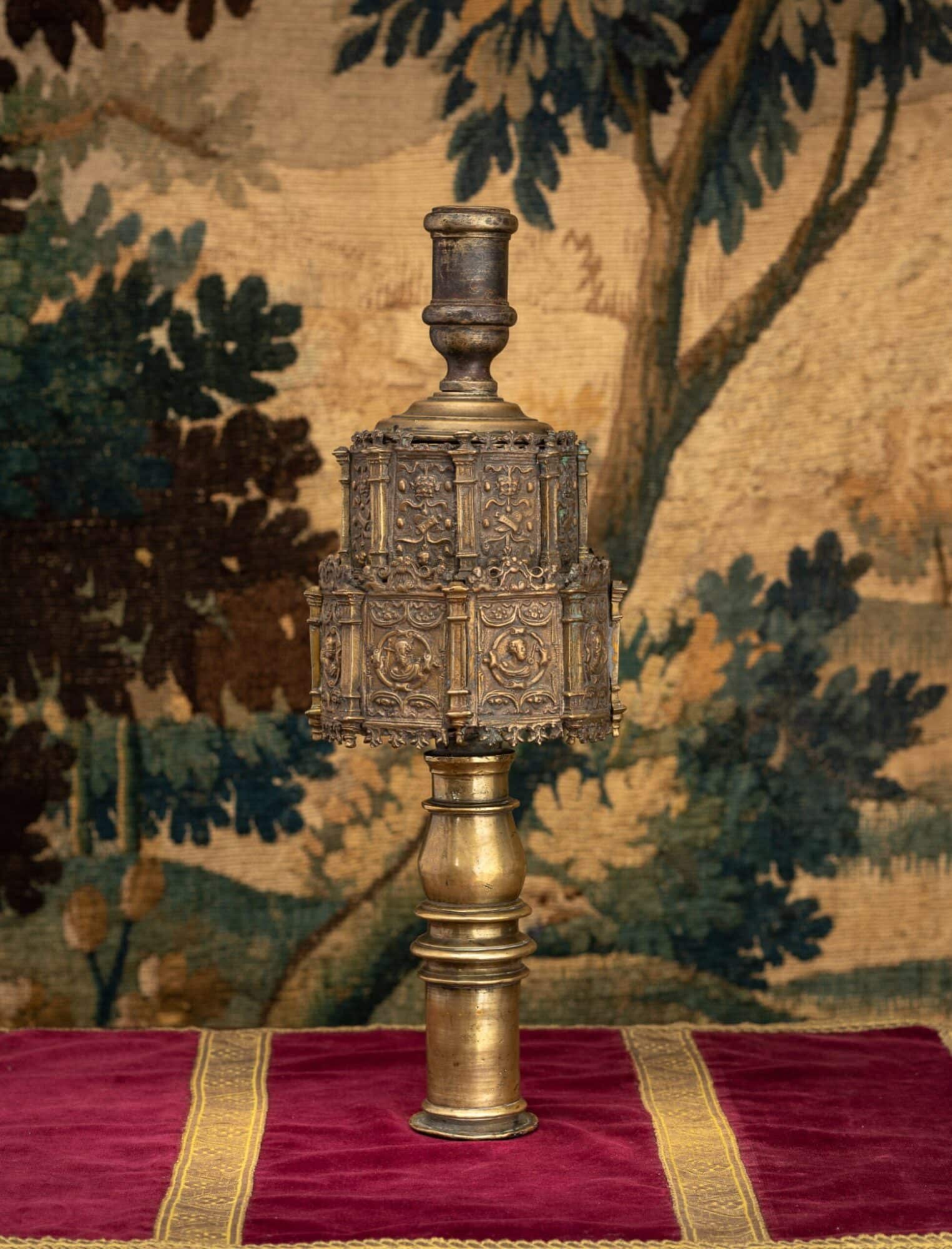 Renaissance bronze processional cross