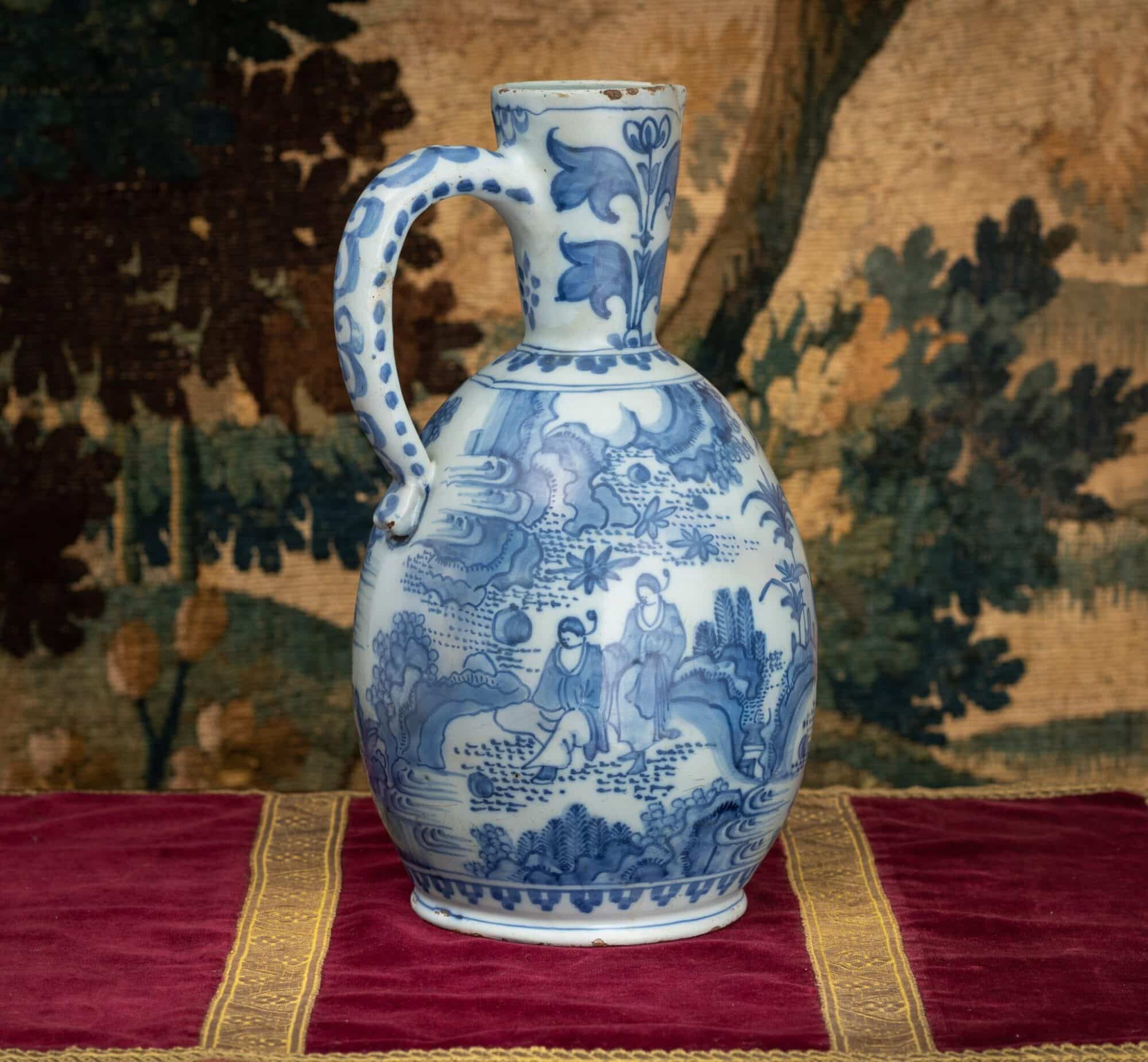 17th century Delftware Ewer