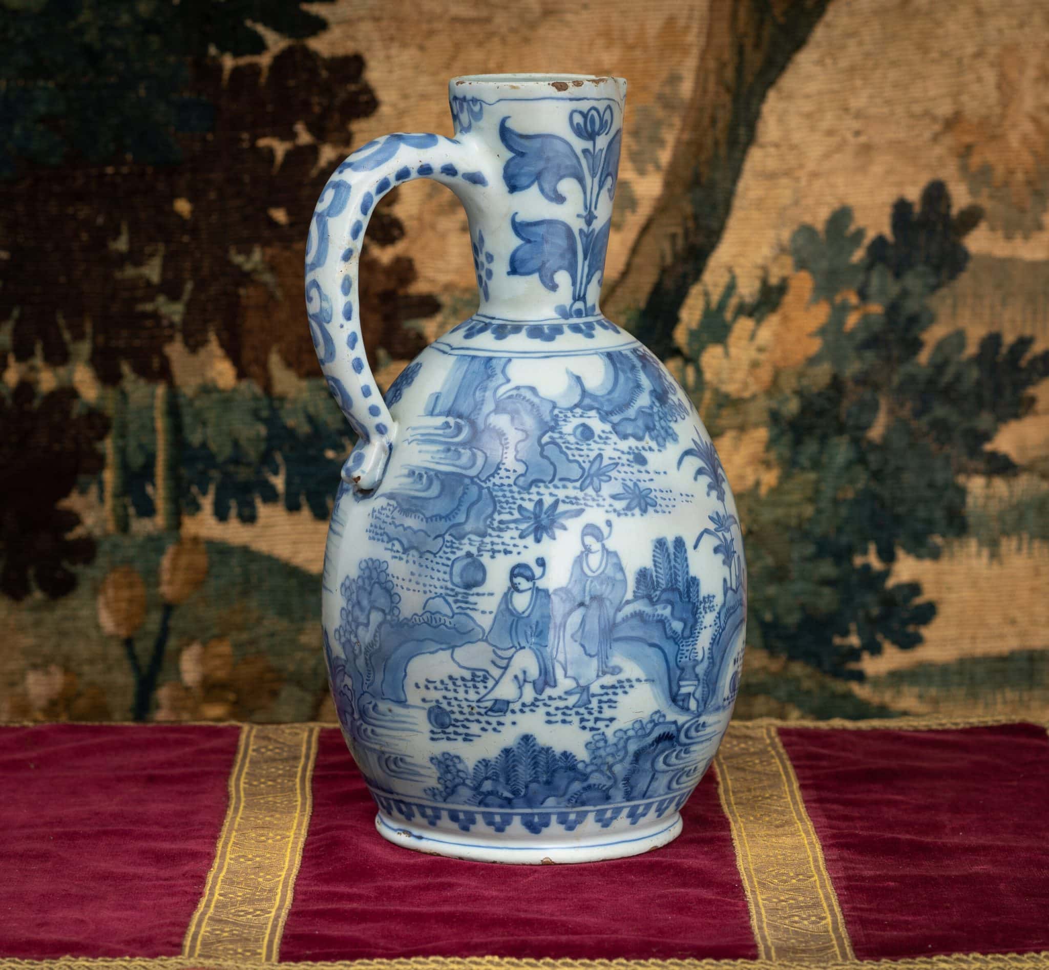 17th century Delftware Ewer