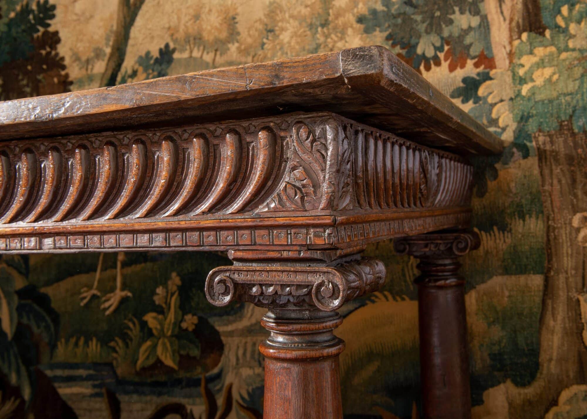 Elizabeth I oak table