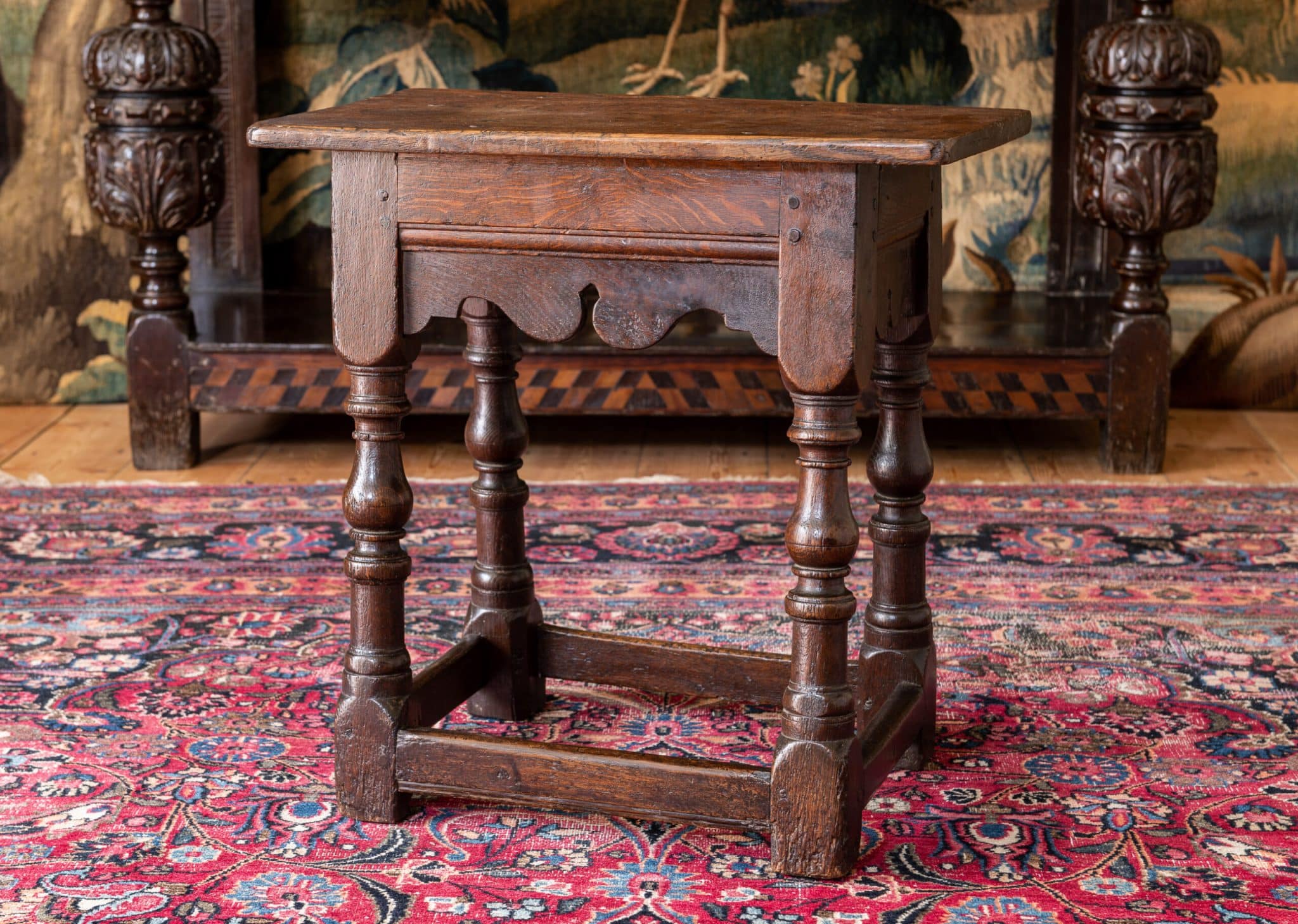 Elizabeth I joined oak stool