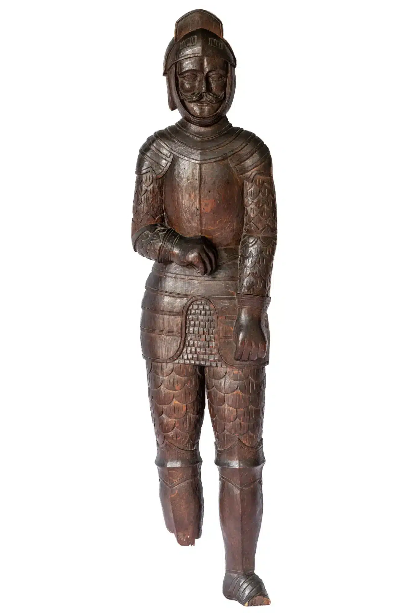 Elizabeth I Oak Carved Knight