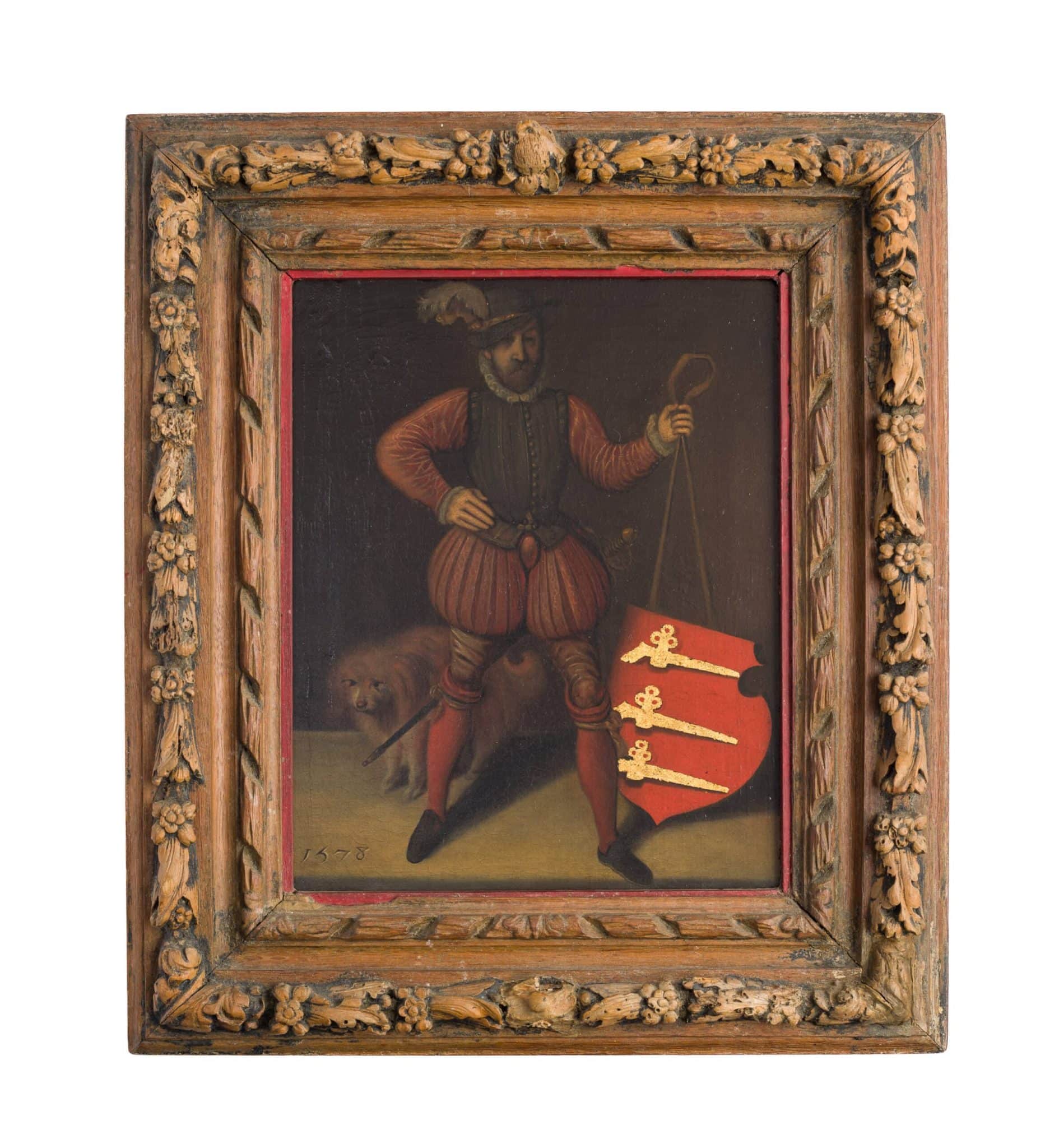 Pair of 16th century portraits