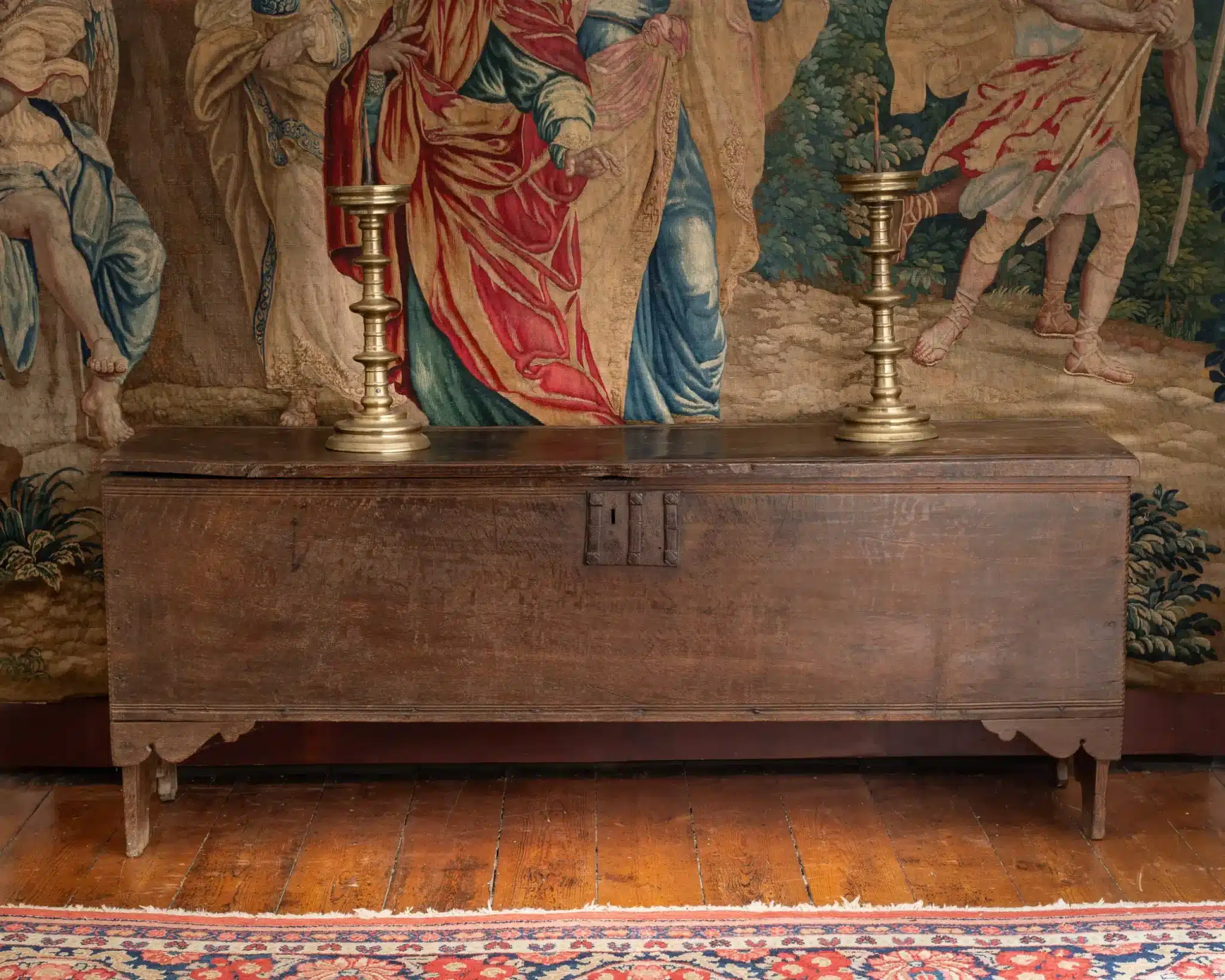 Oak Chest of Monumental Proportions, Late Henry VIII