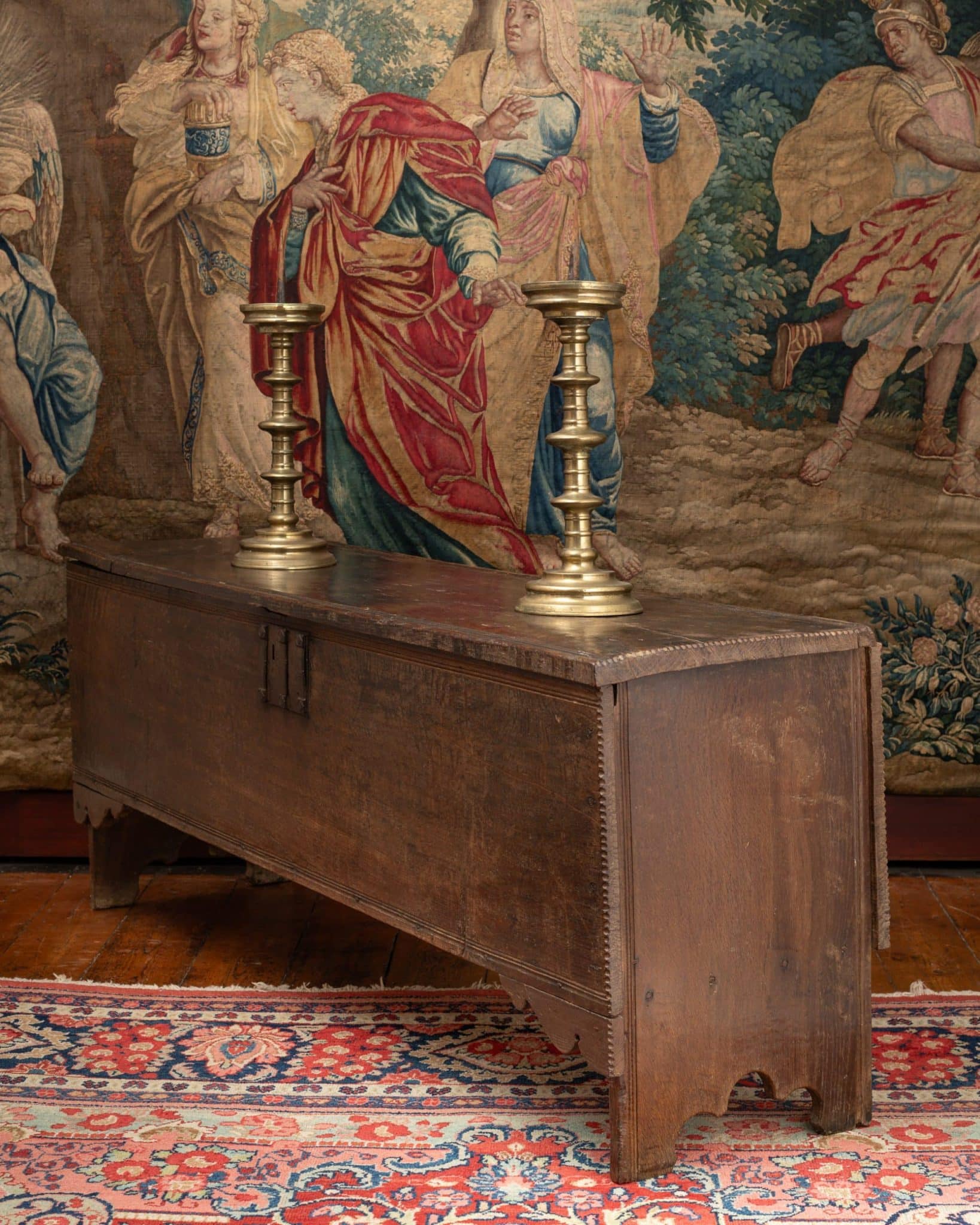 Oak Chest of Monumental Proportions, Late Henry VIII