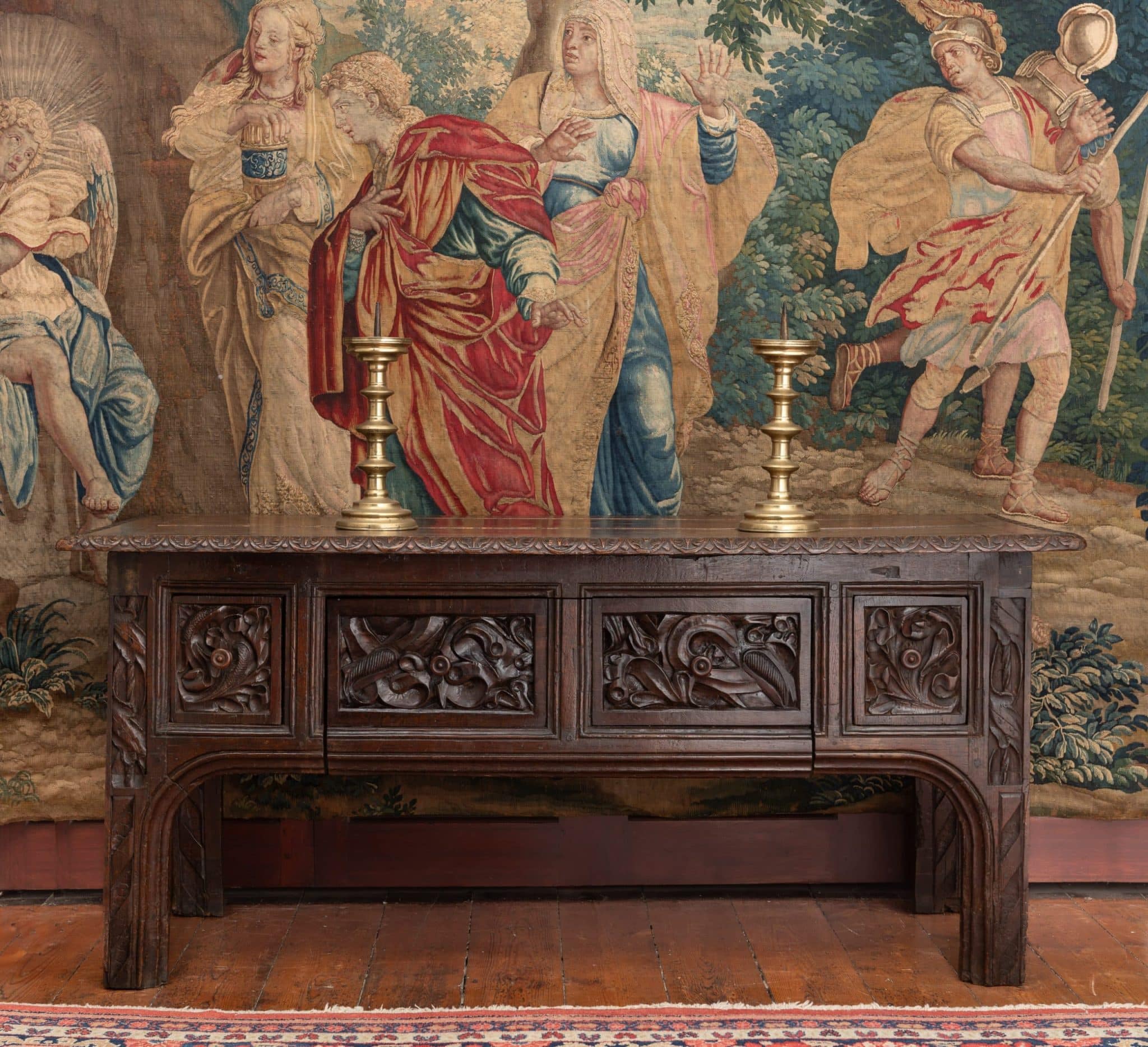 Henry VIII Oak Counter Table