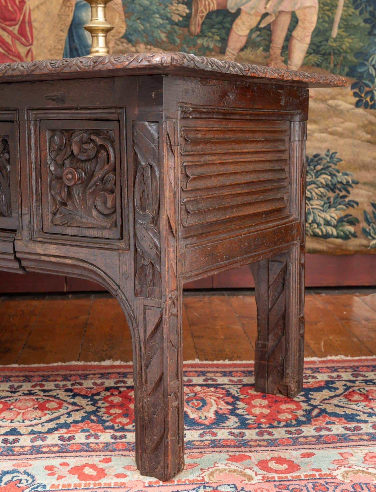Henry VIII Oak Counter Table