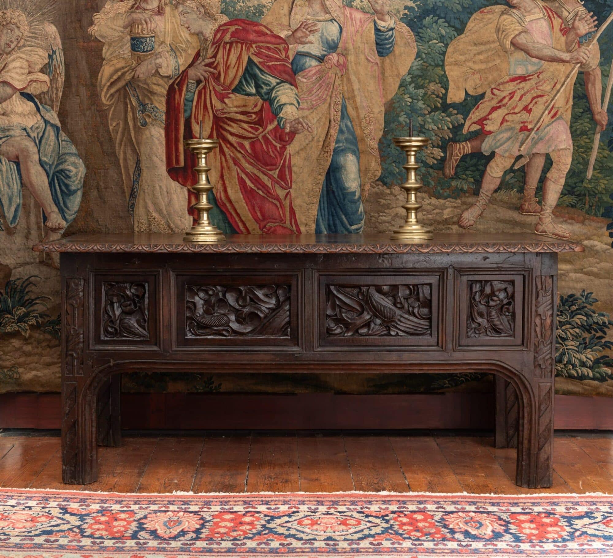 Henry VIII Oak Counter Table