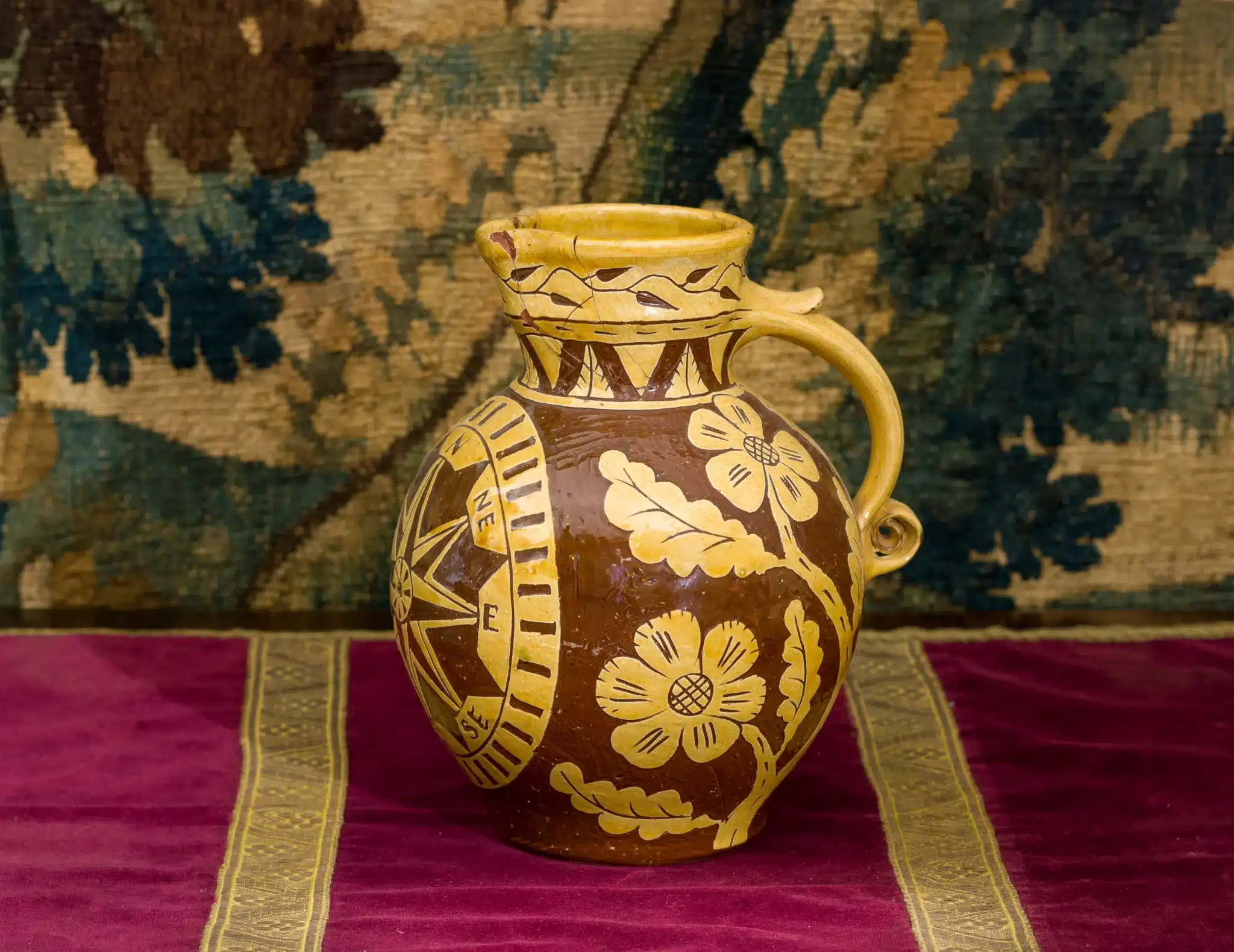 North Devon Sgraffito Decorated Harvest Jug