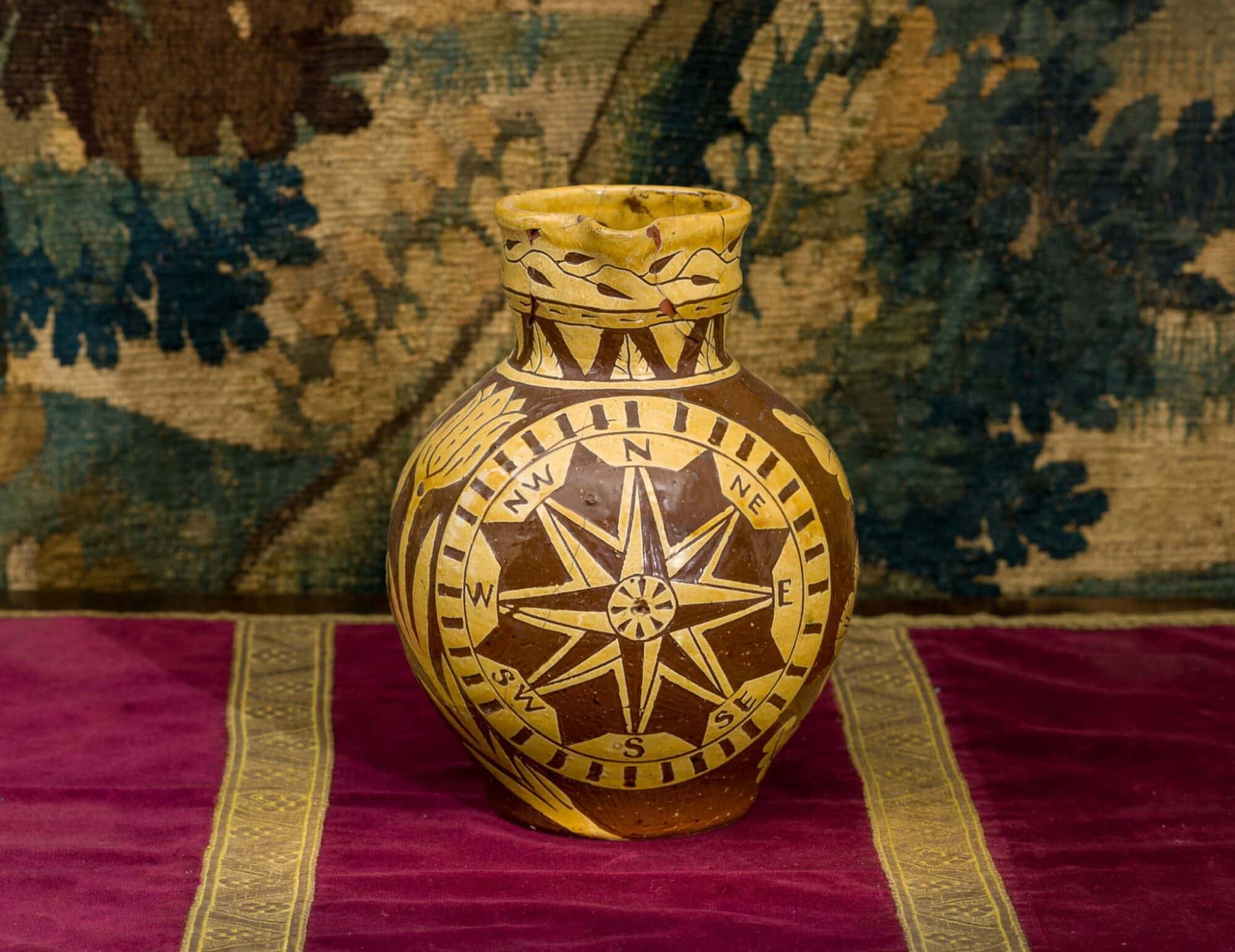 North Devon Sgraffito Decorated Harvest Jug