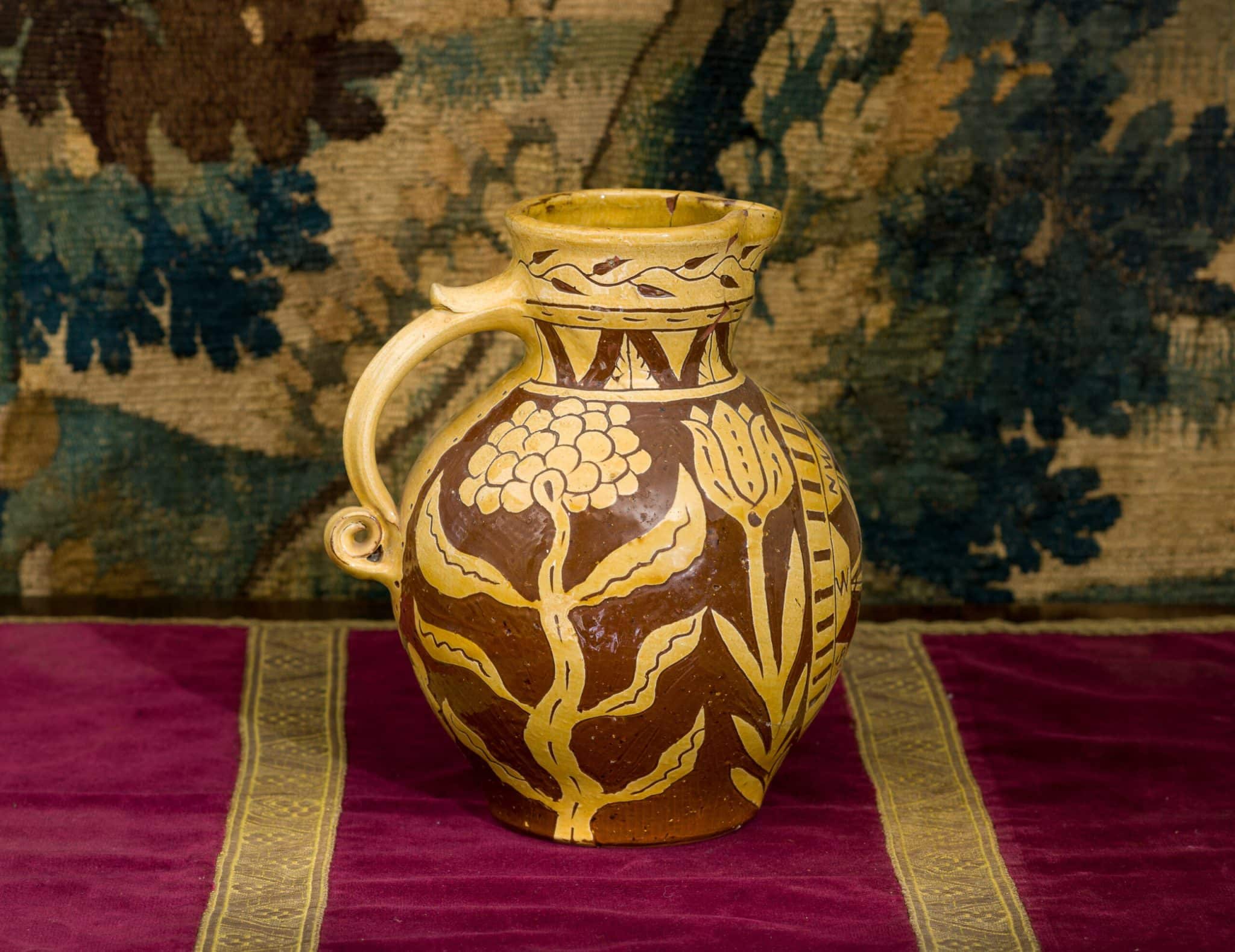North Devon Sgraffito Decorated Harvest Jug