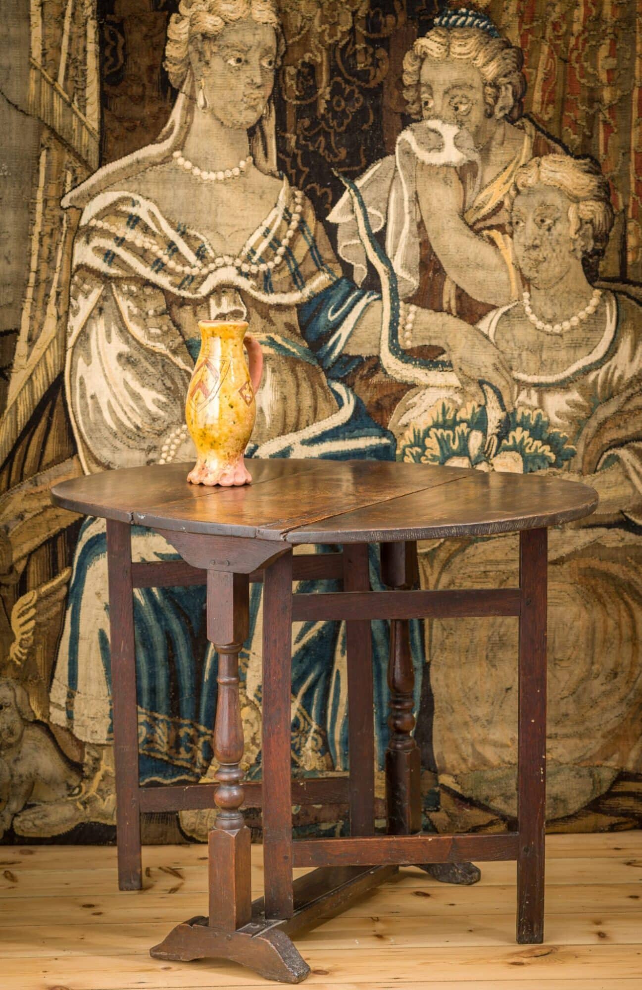 Charles II oak gate leg table
