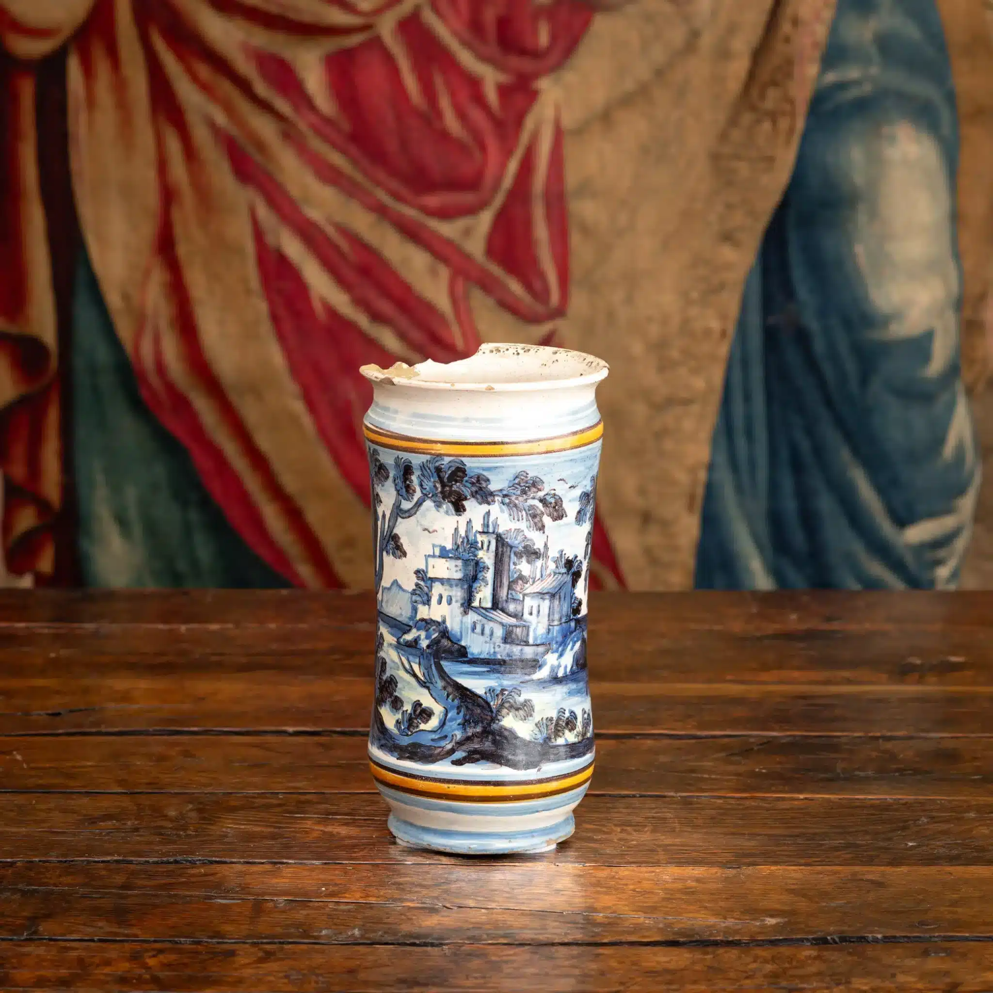 Italian Maiolica Albarello