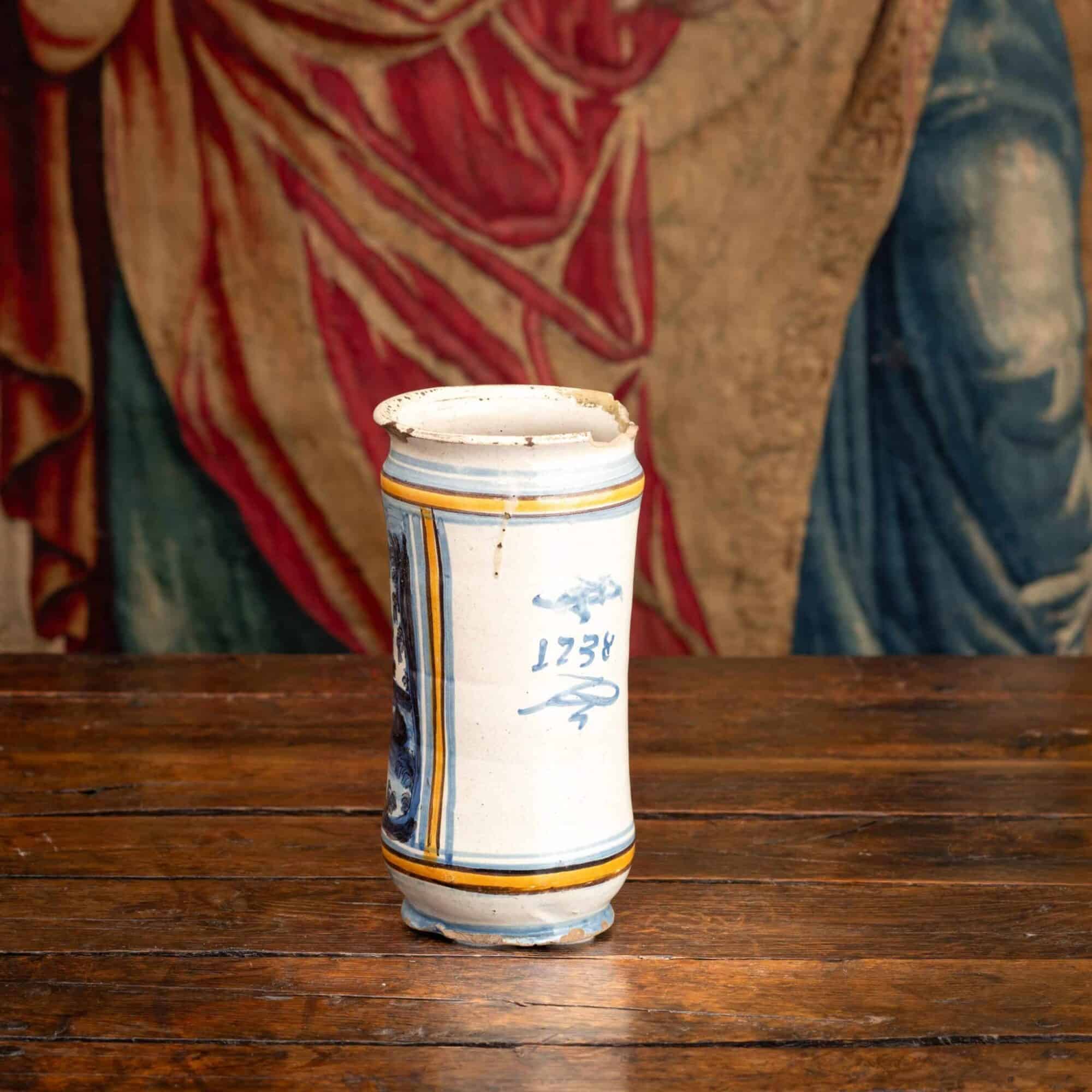 Italian Maiolica Albarello