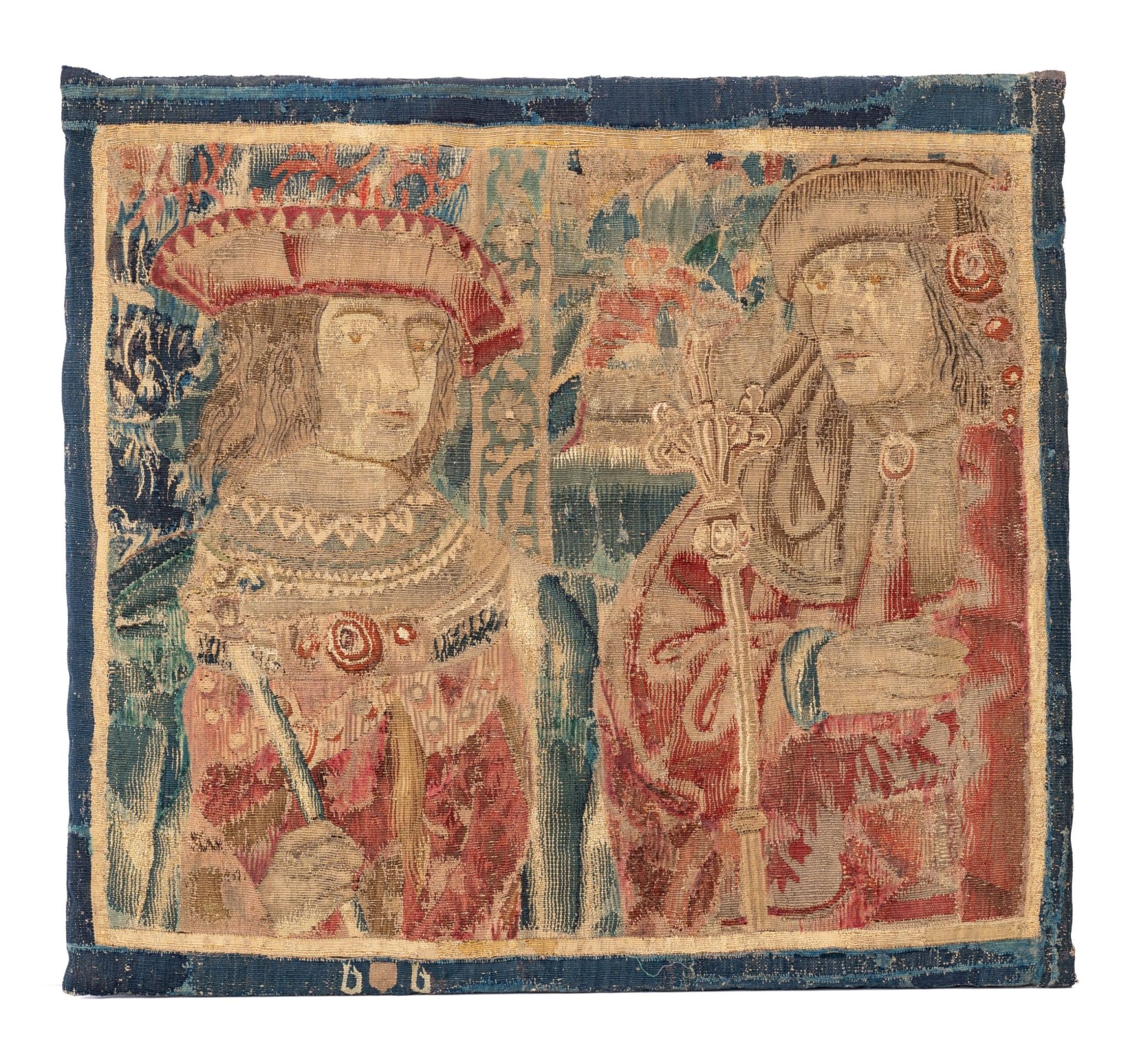 Renaissance tapestry fragment