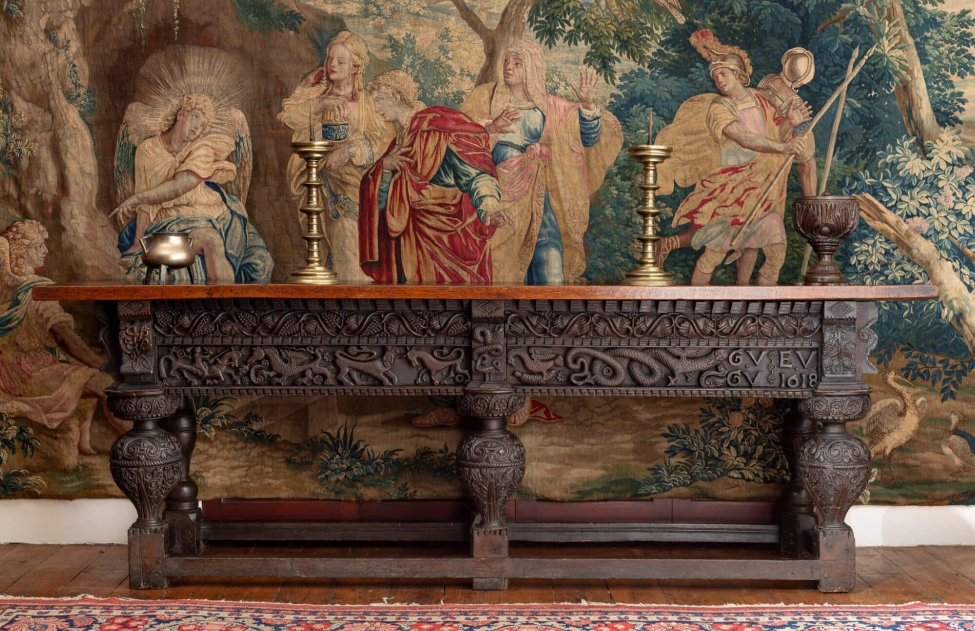 Earl of Derby Stanley Family serving table
