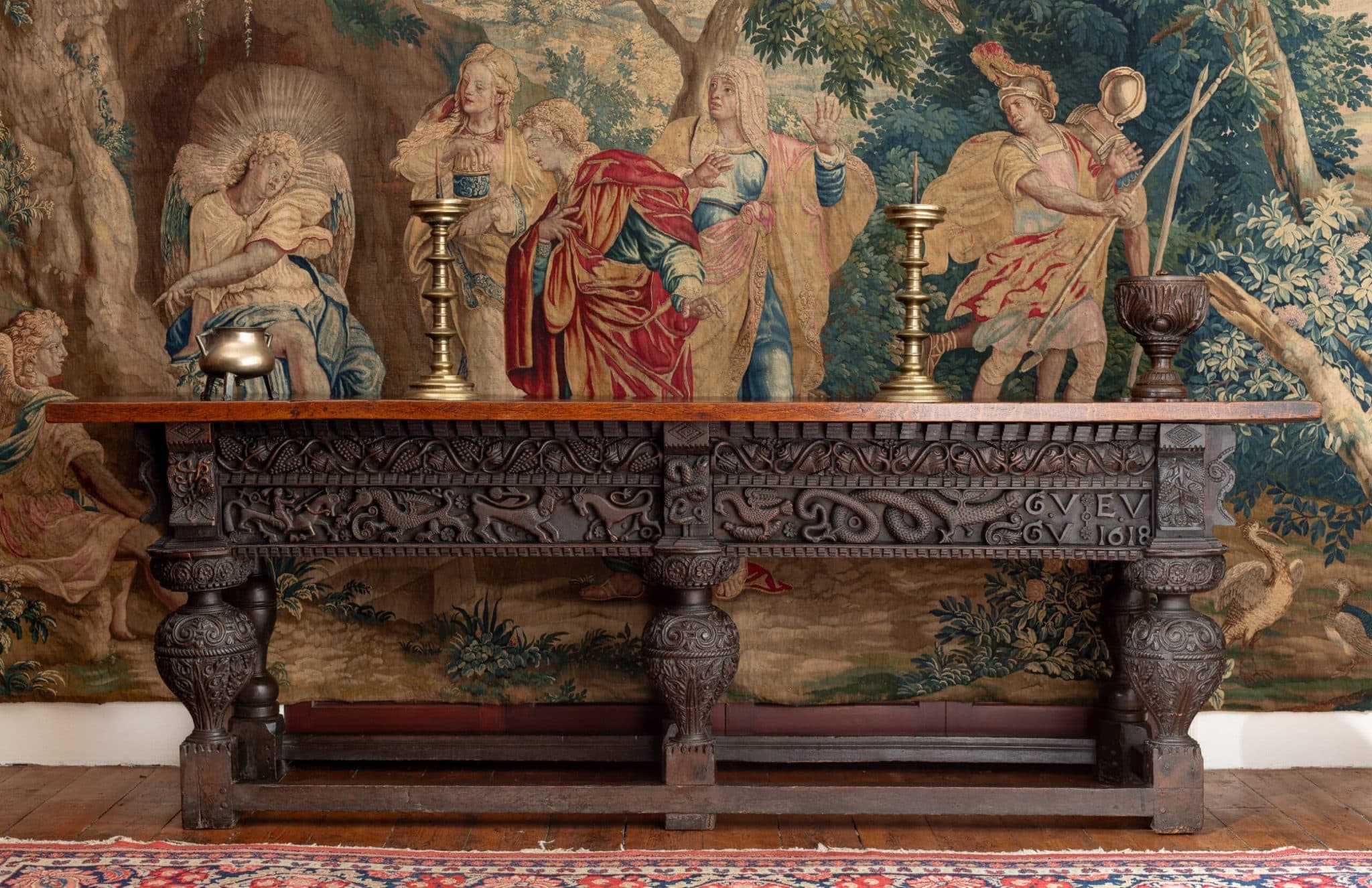 Earl of Derby Stanley Family serving table