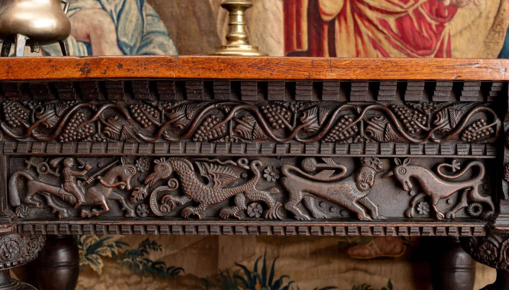 Earl of Derby Stanley Family serving table