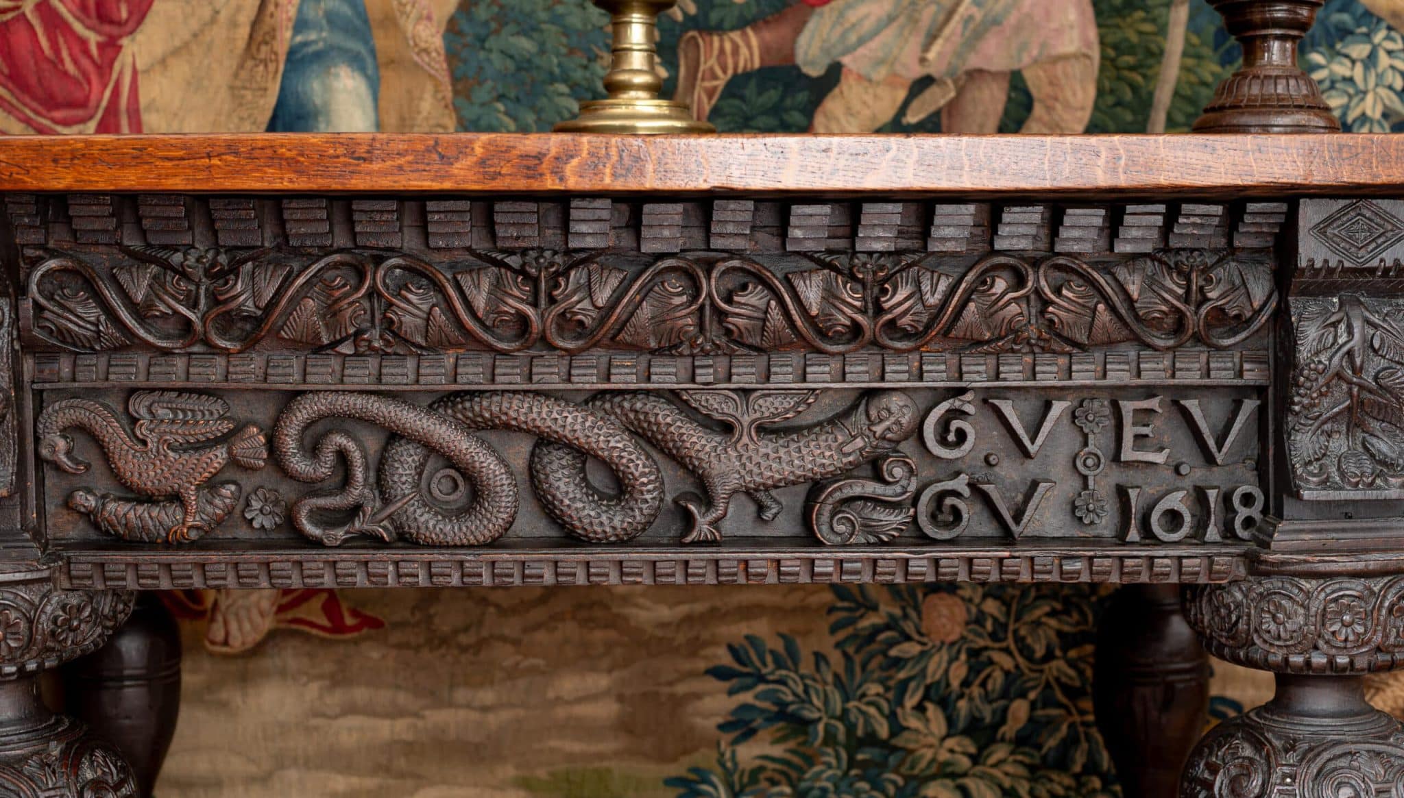 Earl of Derby Stanley Family serving table