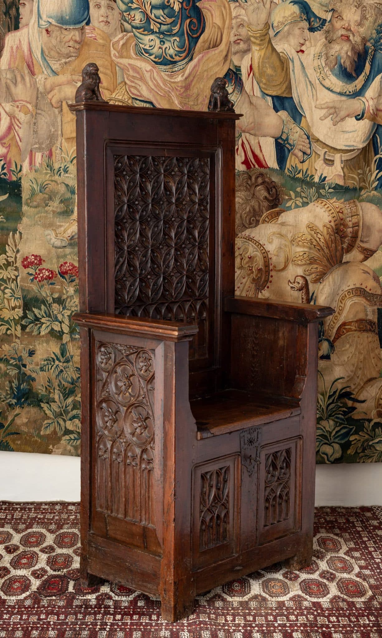 Late Gothic Cathedre chair