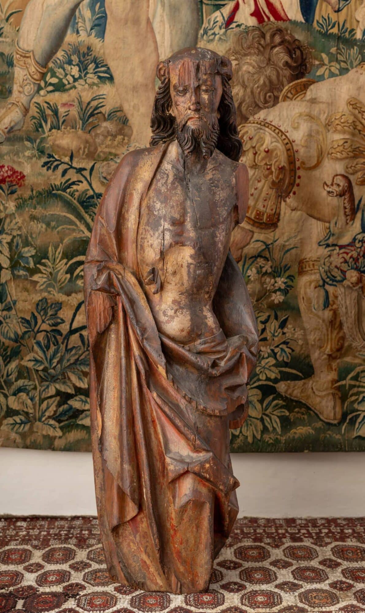 Late Gothic oak sculpture of Christ