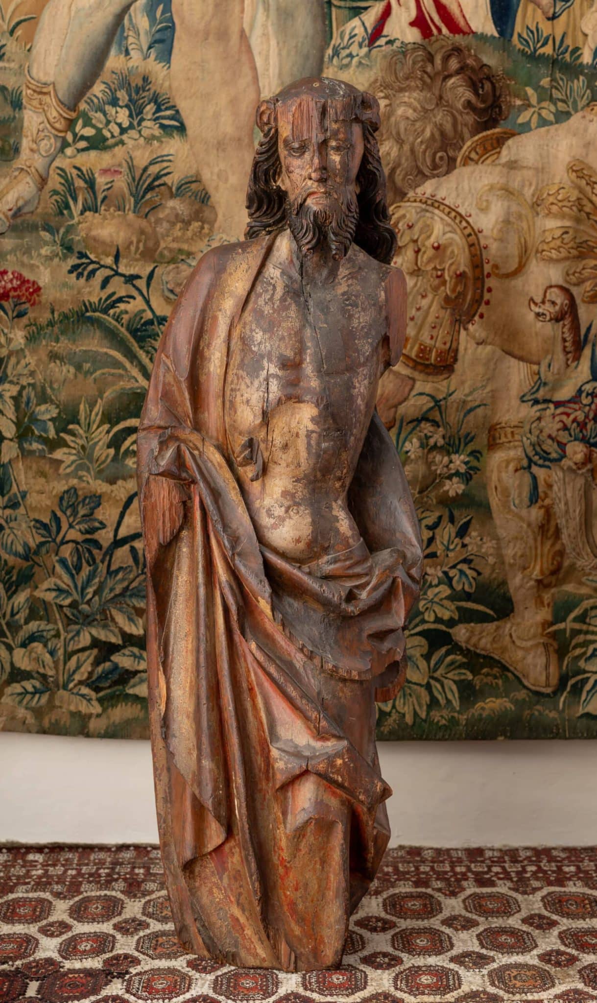 Late Gothic oak sculpture of Christ