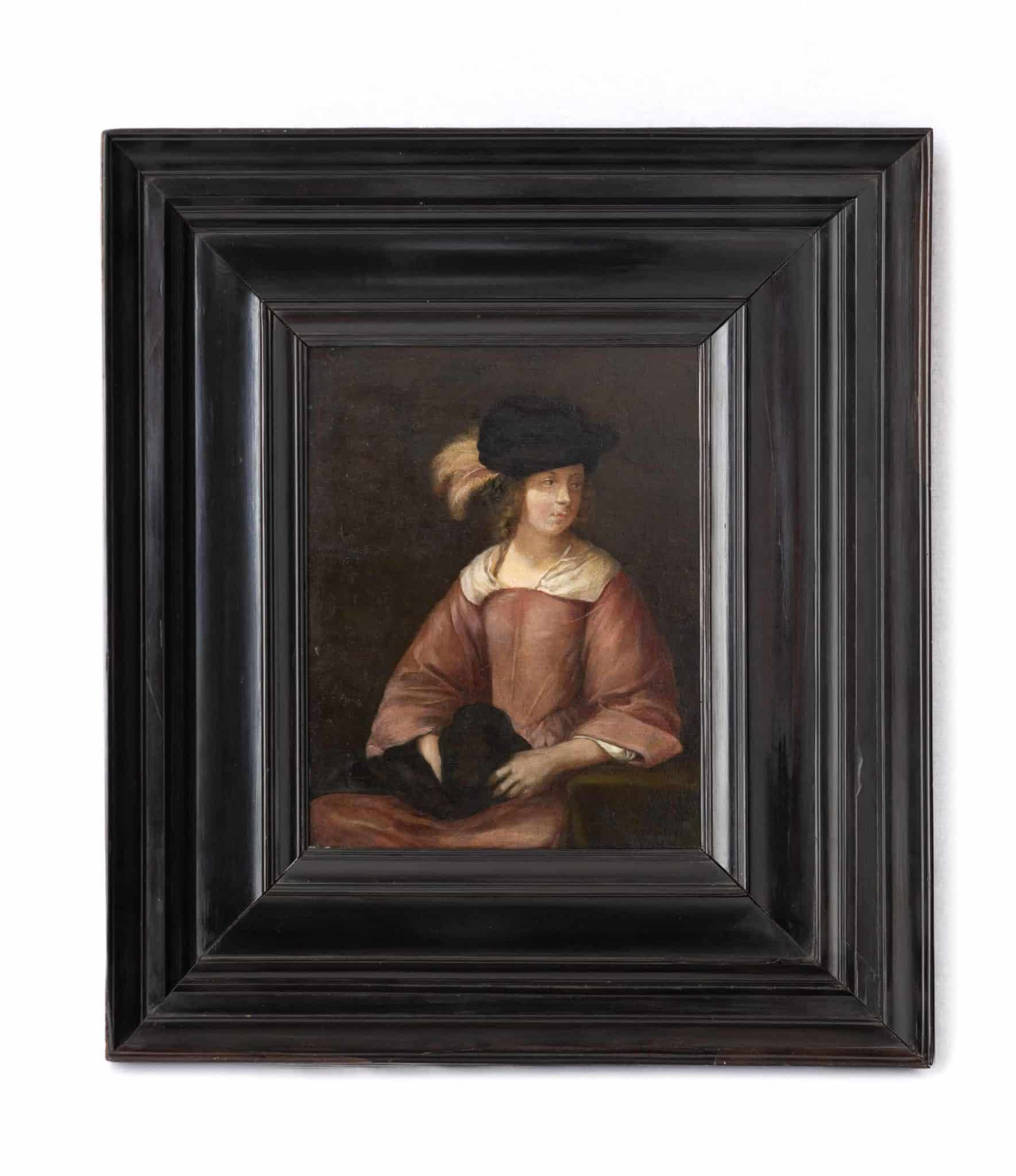 Portrait of a Lady with a Feathered Hat