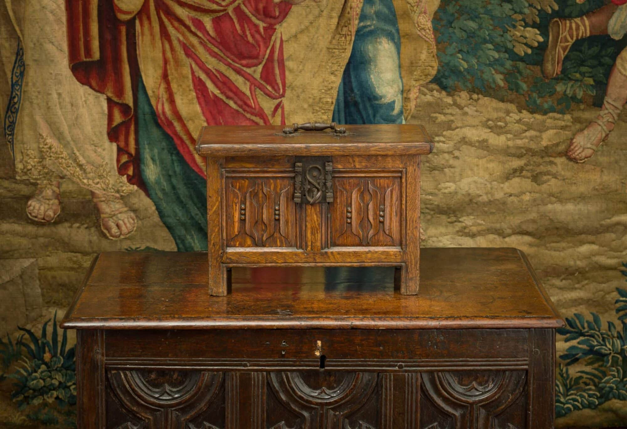 Henry VIII joined oak casket