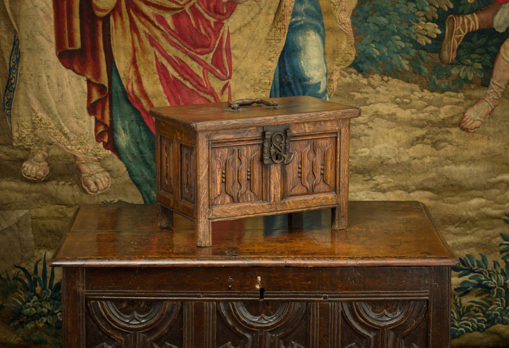 Henry VIII joined oak casket