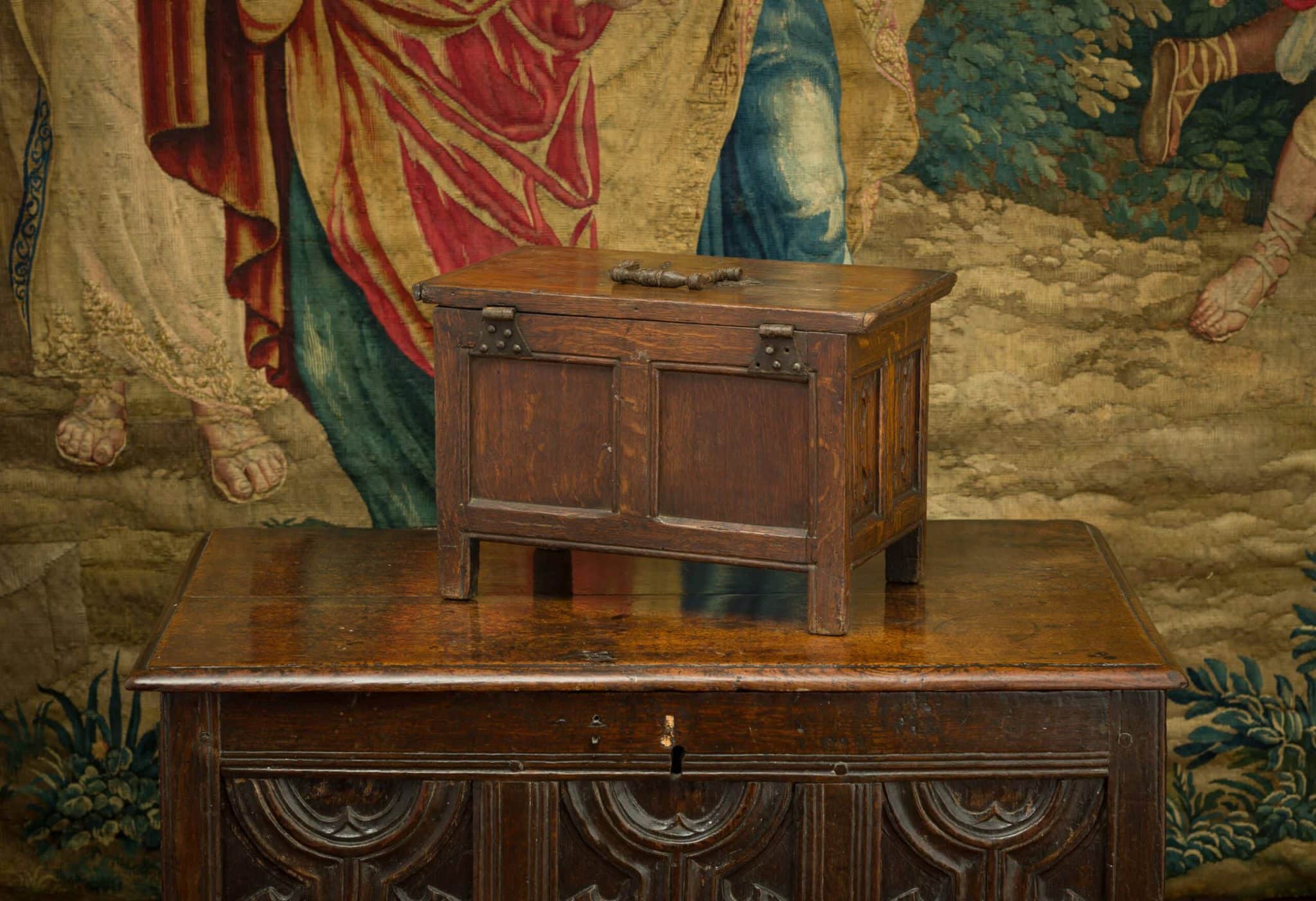 Henry VIII joined oak casket