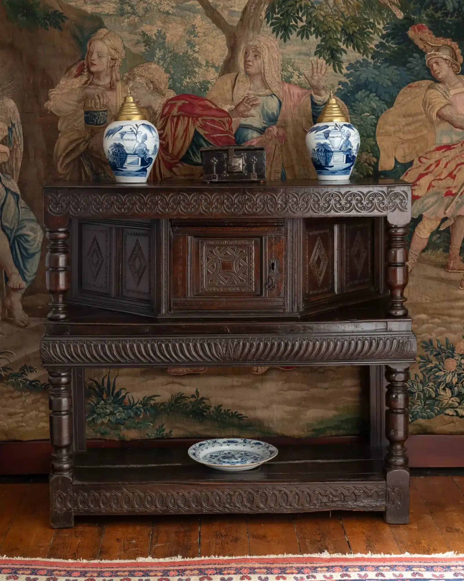 James I Joined Oak Livery Cupboard