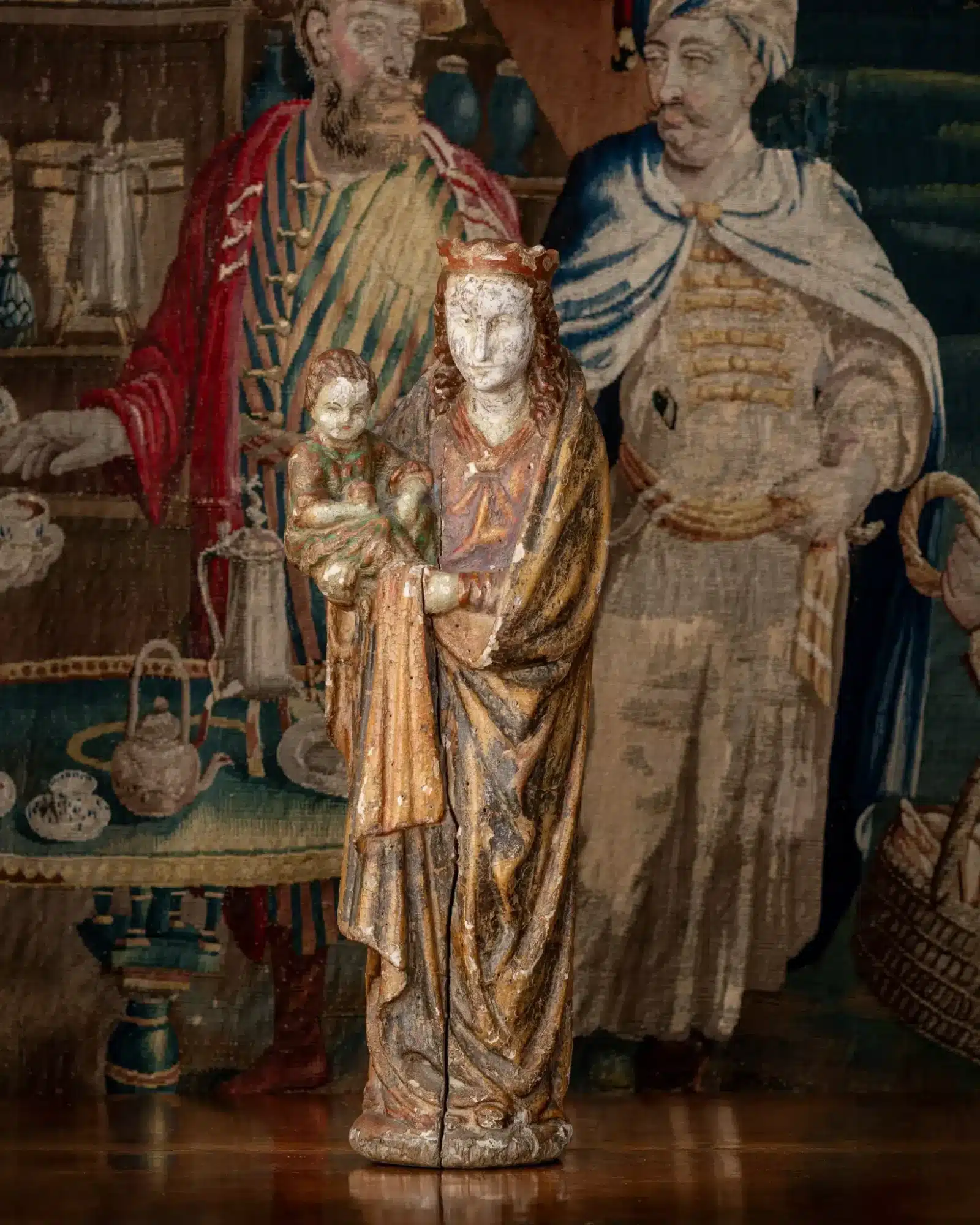 Late Gothic sculpture of the Virgin and Child