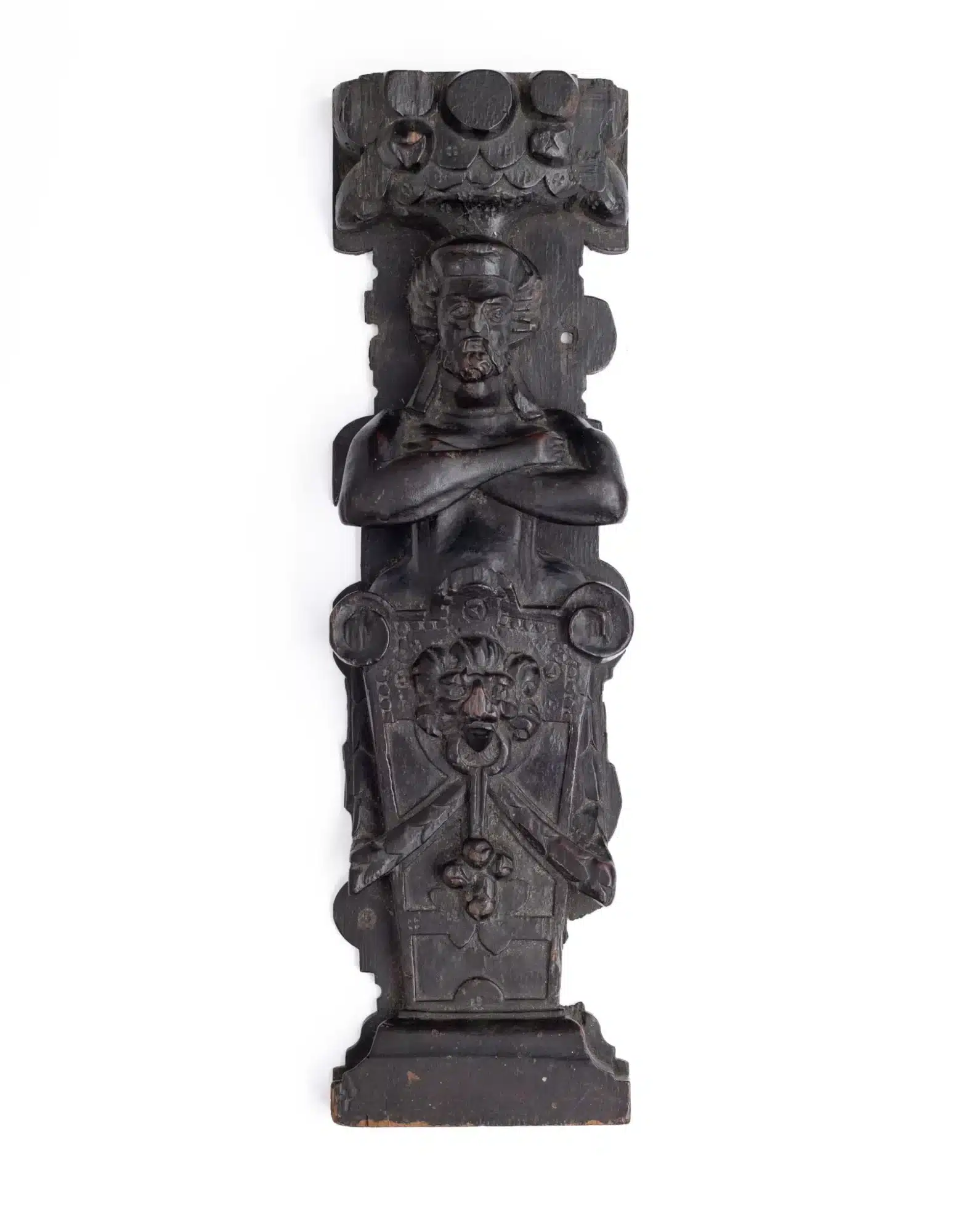Elizabeth I Oak Atlante Figure