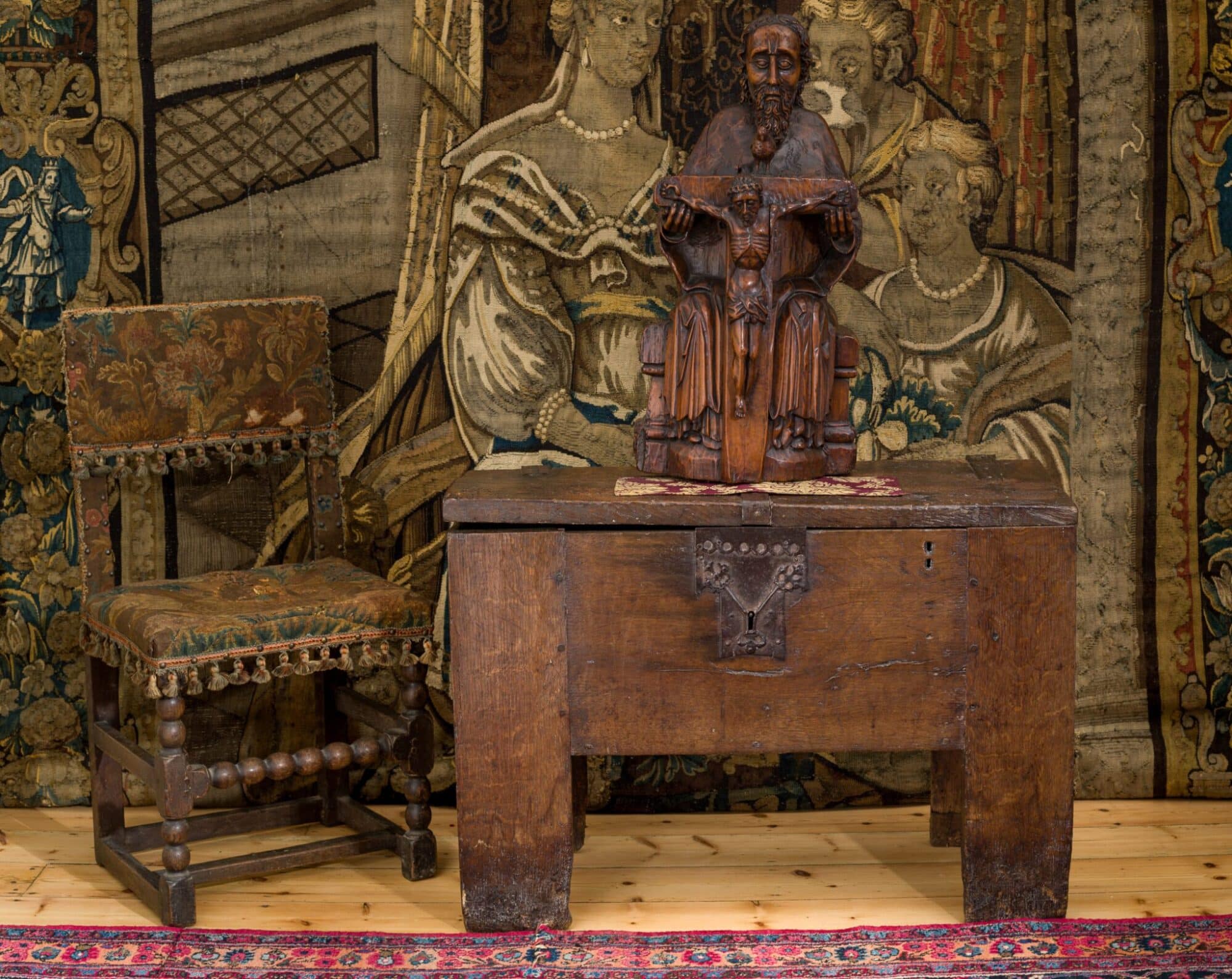 Late Gothic oak chest