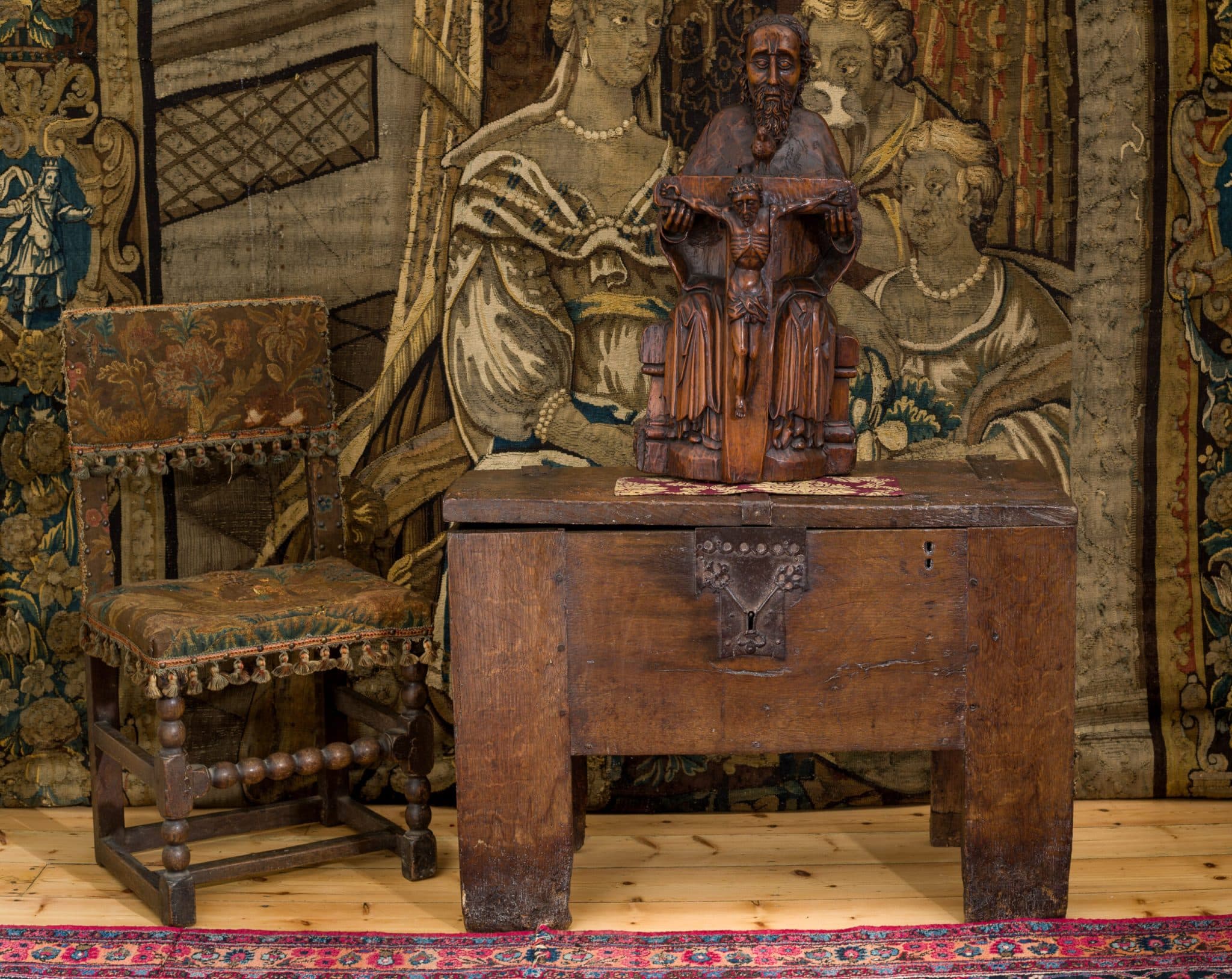 Late Gothic oak chest