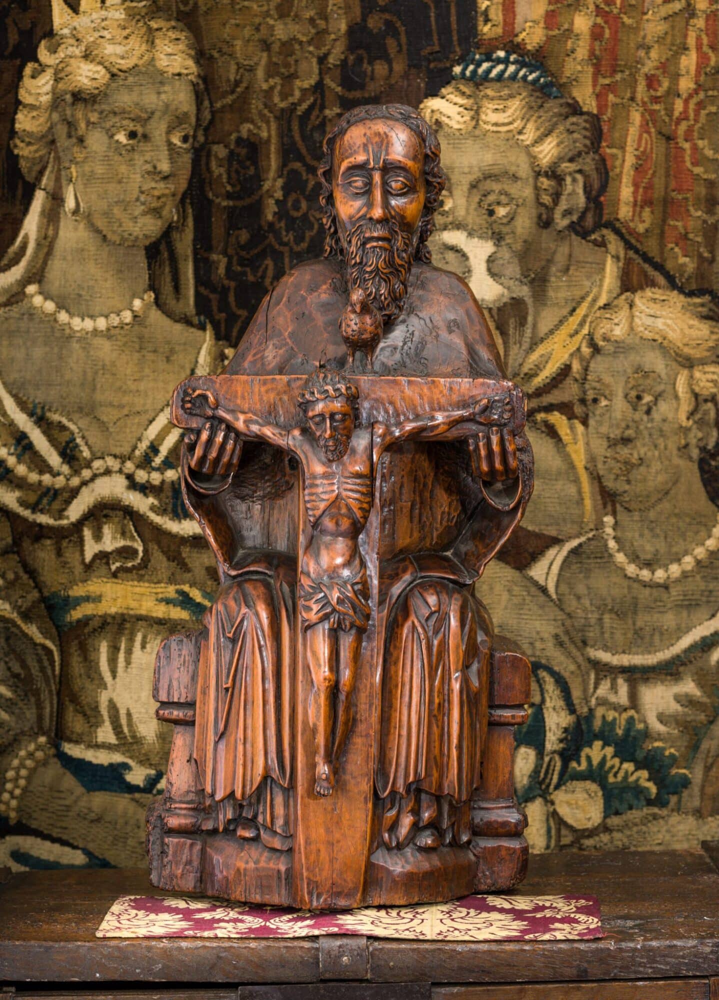 Gothic sculpture of the Holy Trinity
