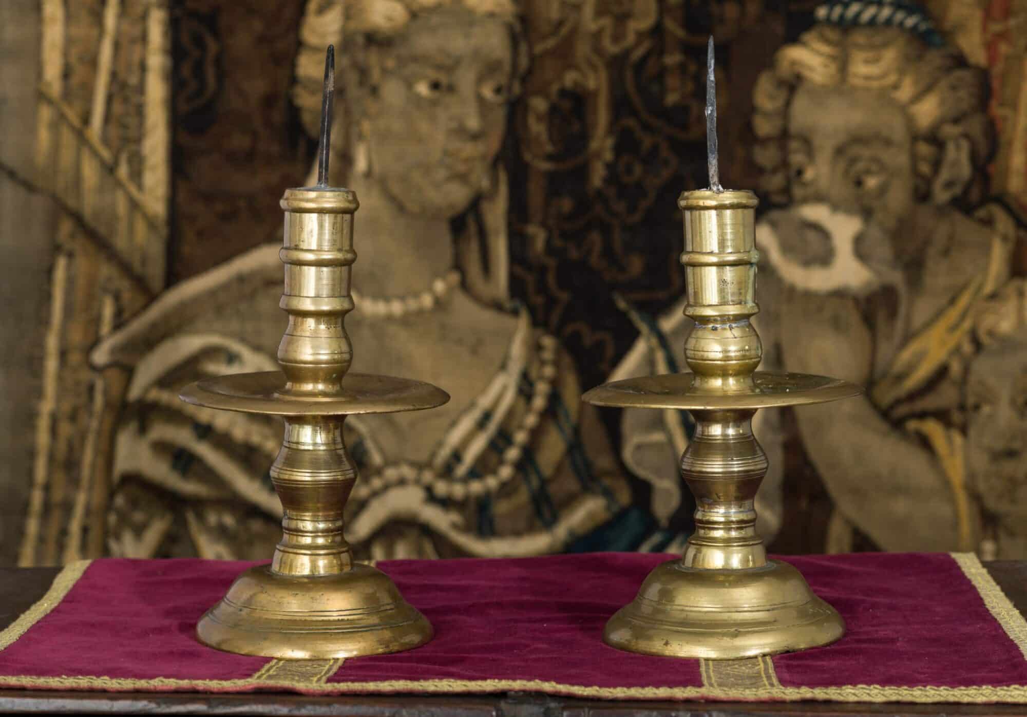 Dutch East Indies candlesticks