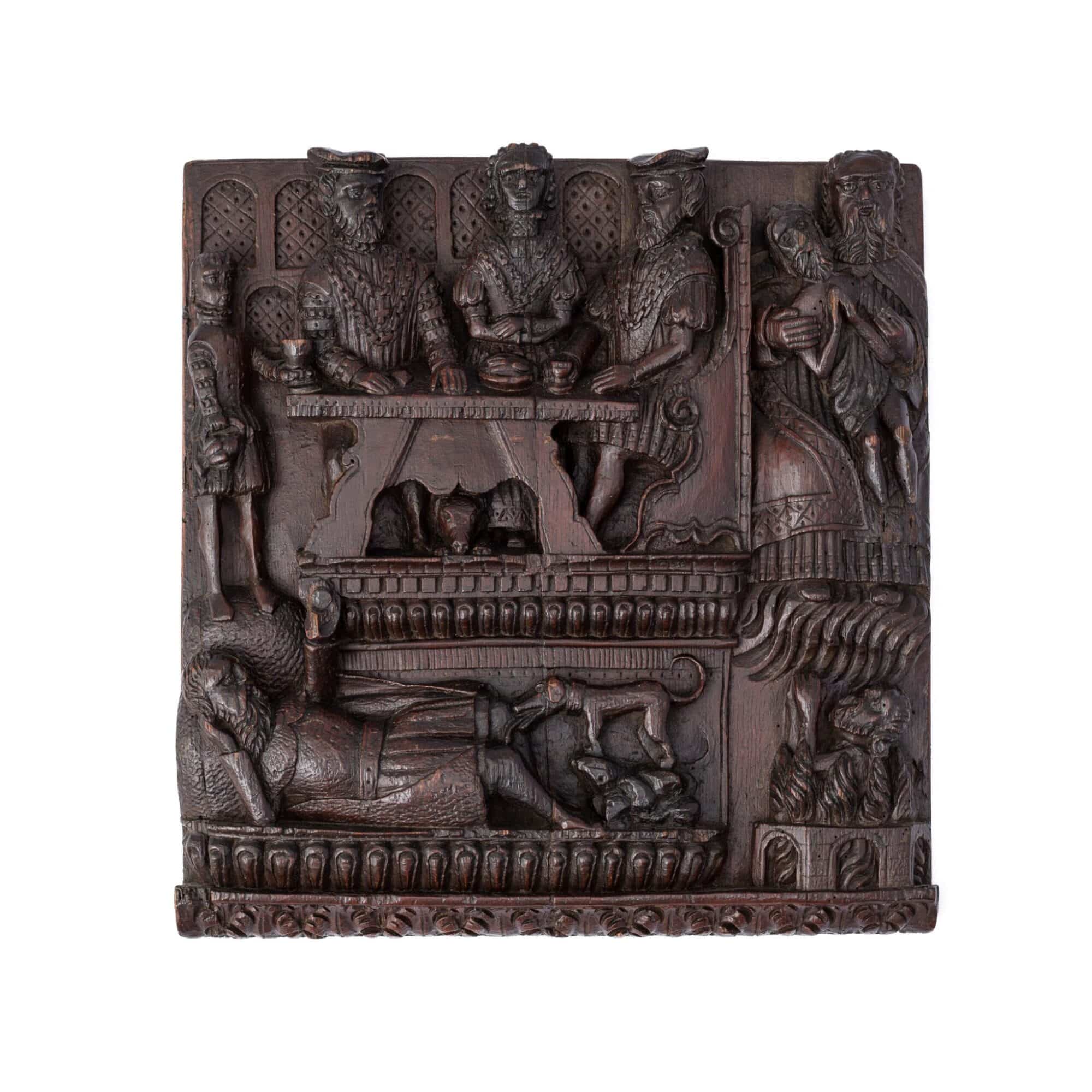 Late Gothic carved panel
