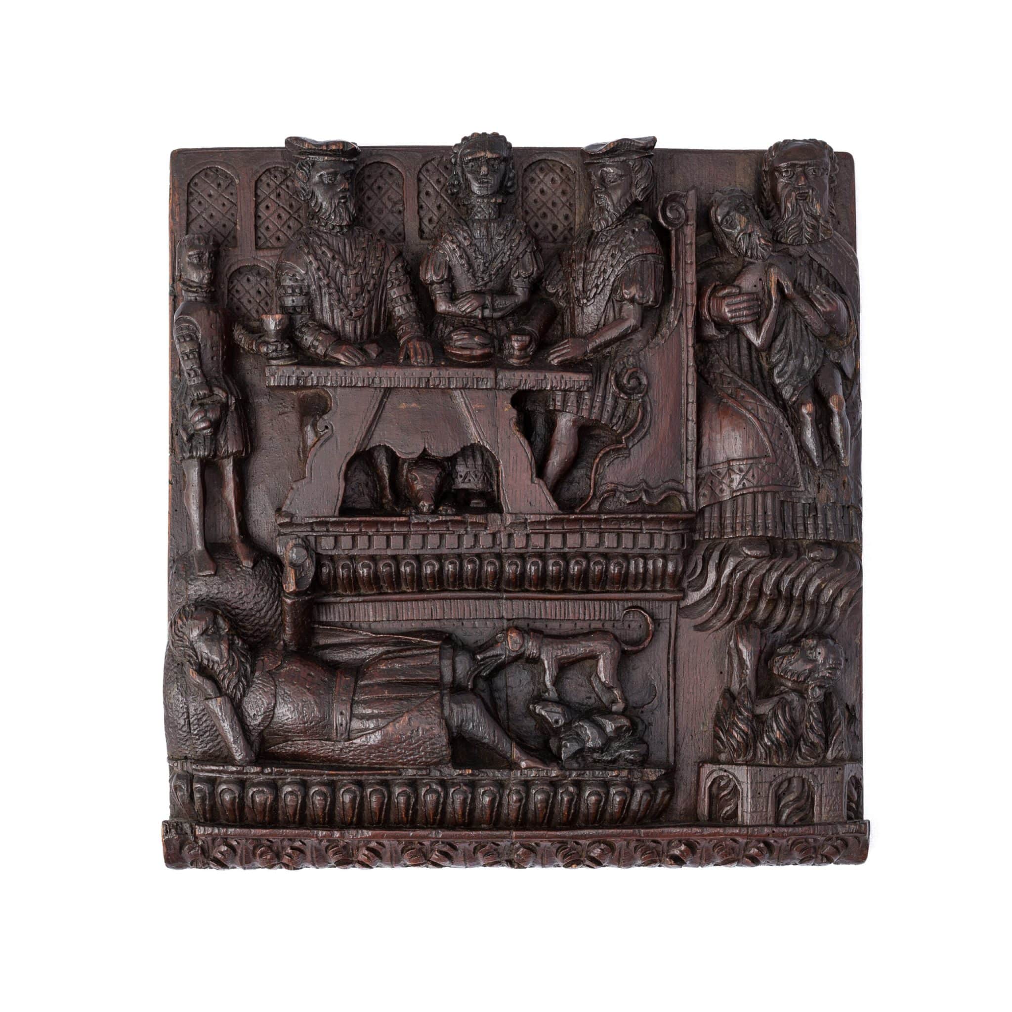 Late Gothic carved panel