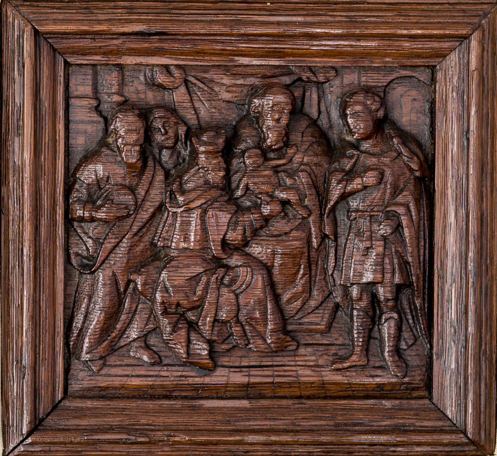 Renaissance carved oak panels