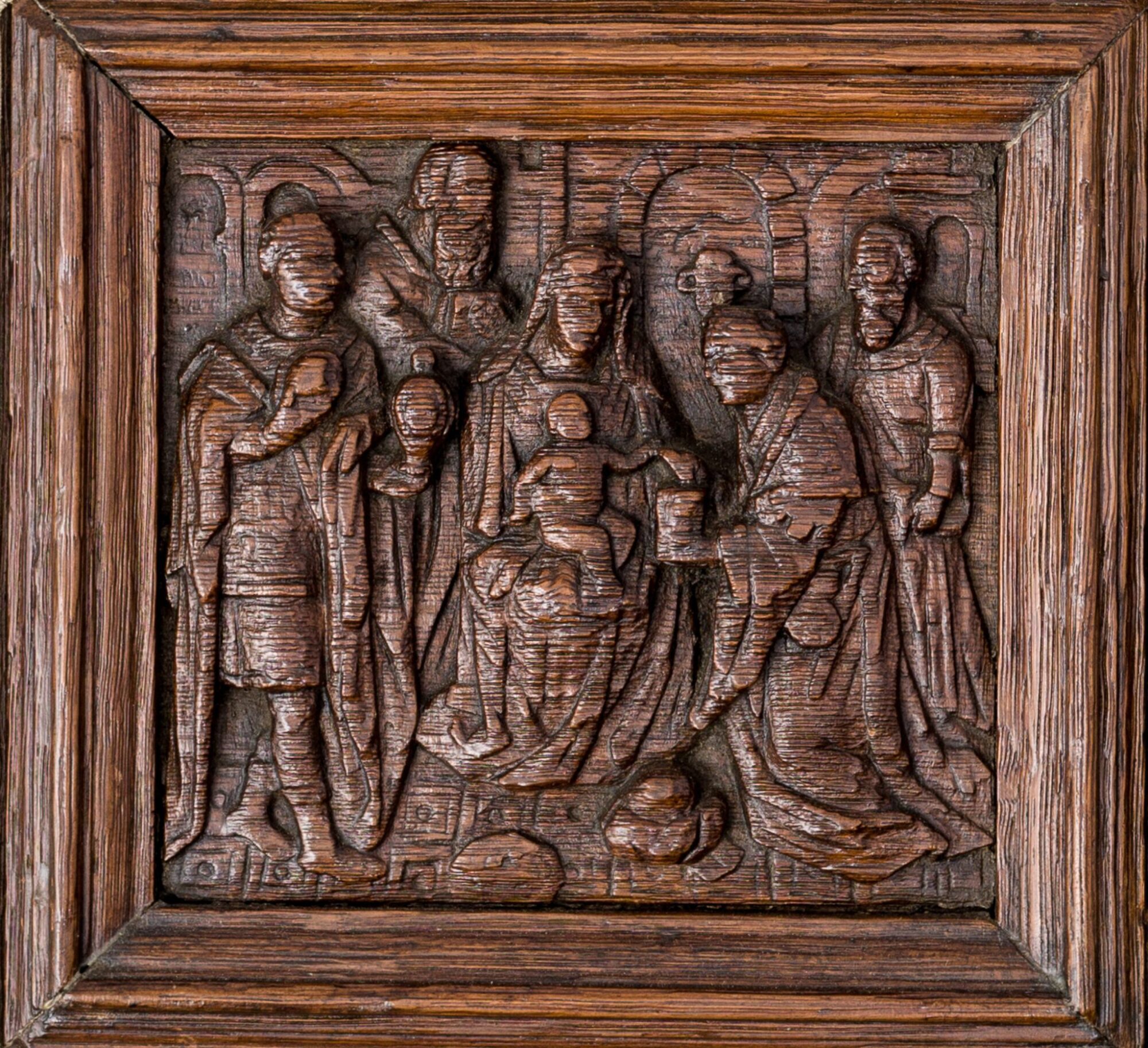 Renaissance carved oak panels