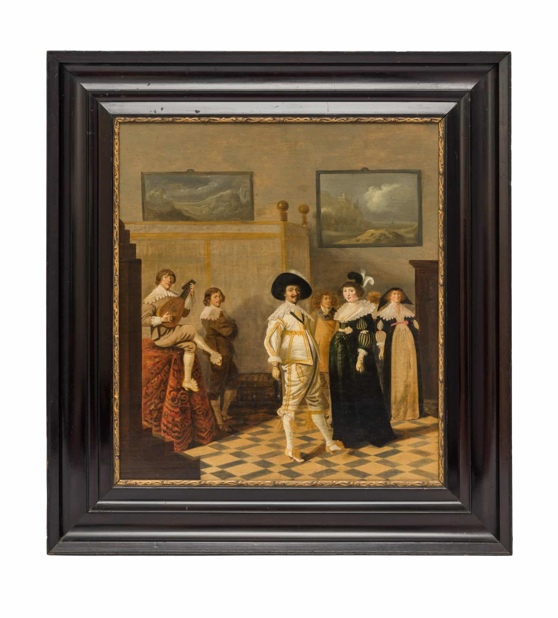 Anthonie Palamedesz, An Interior with Elegant Company