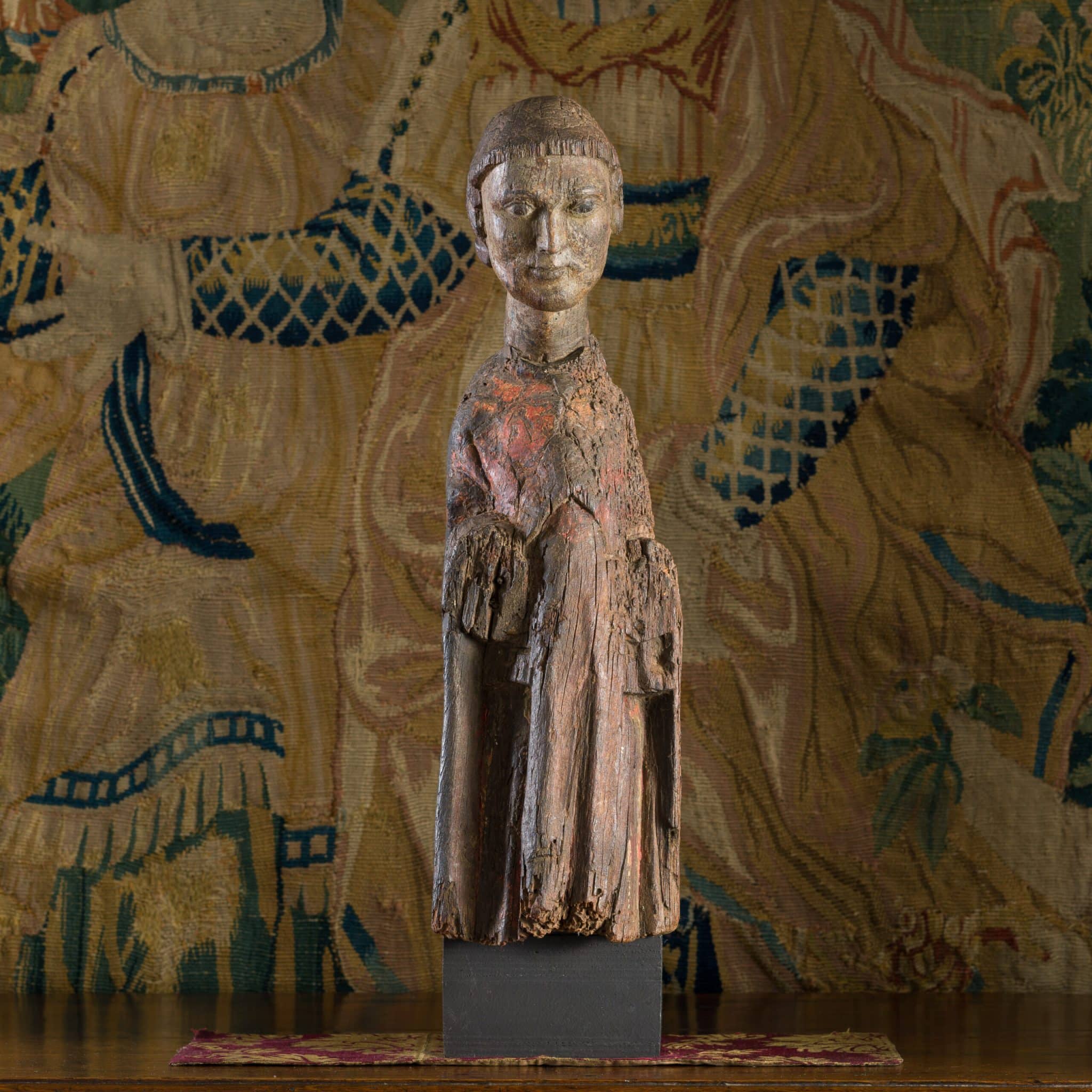 Romanesque oak sculpture