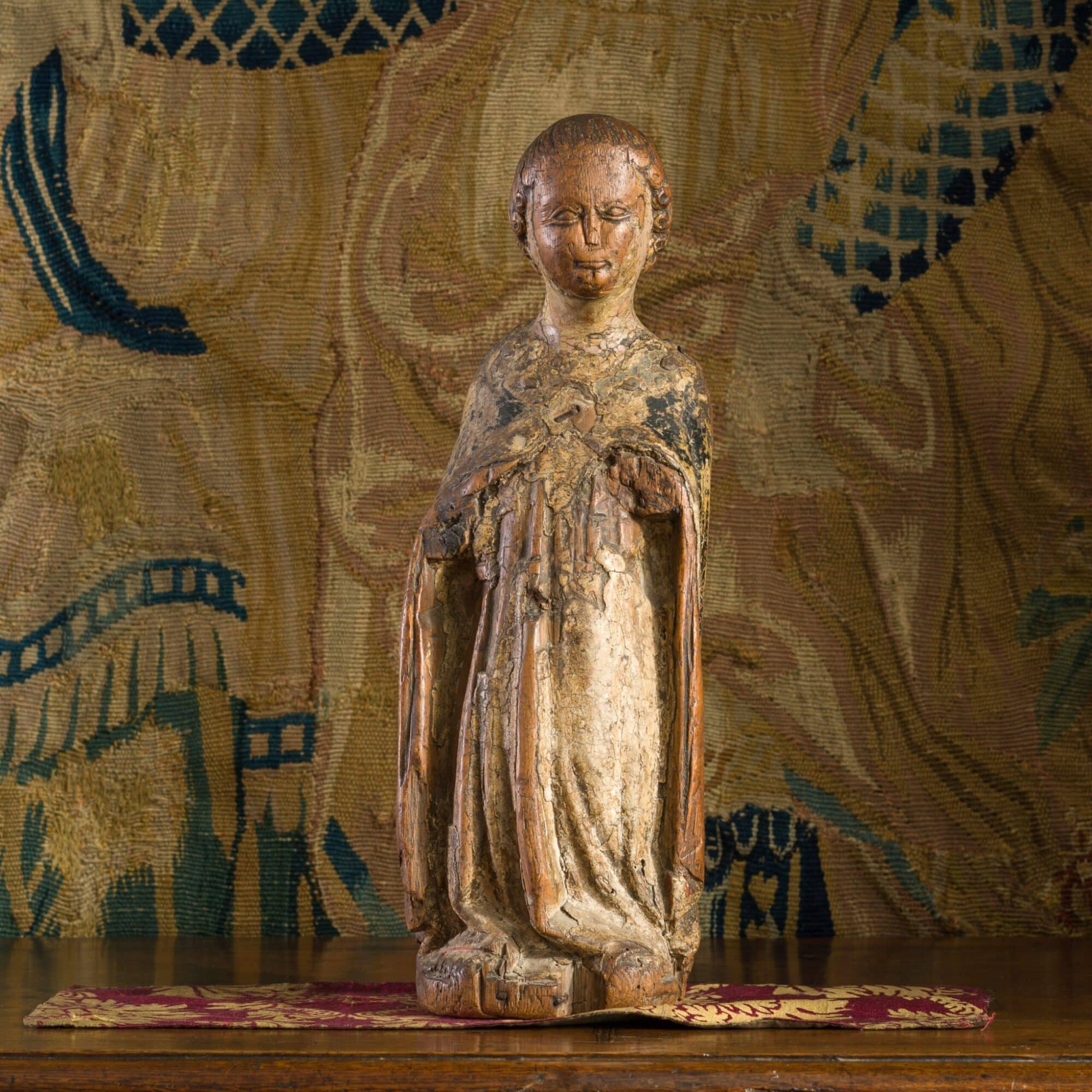 15th century walnut sculpture