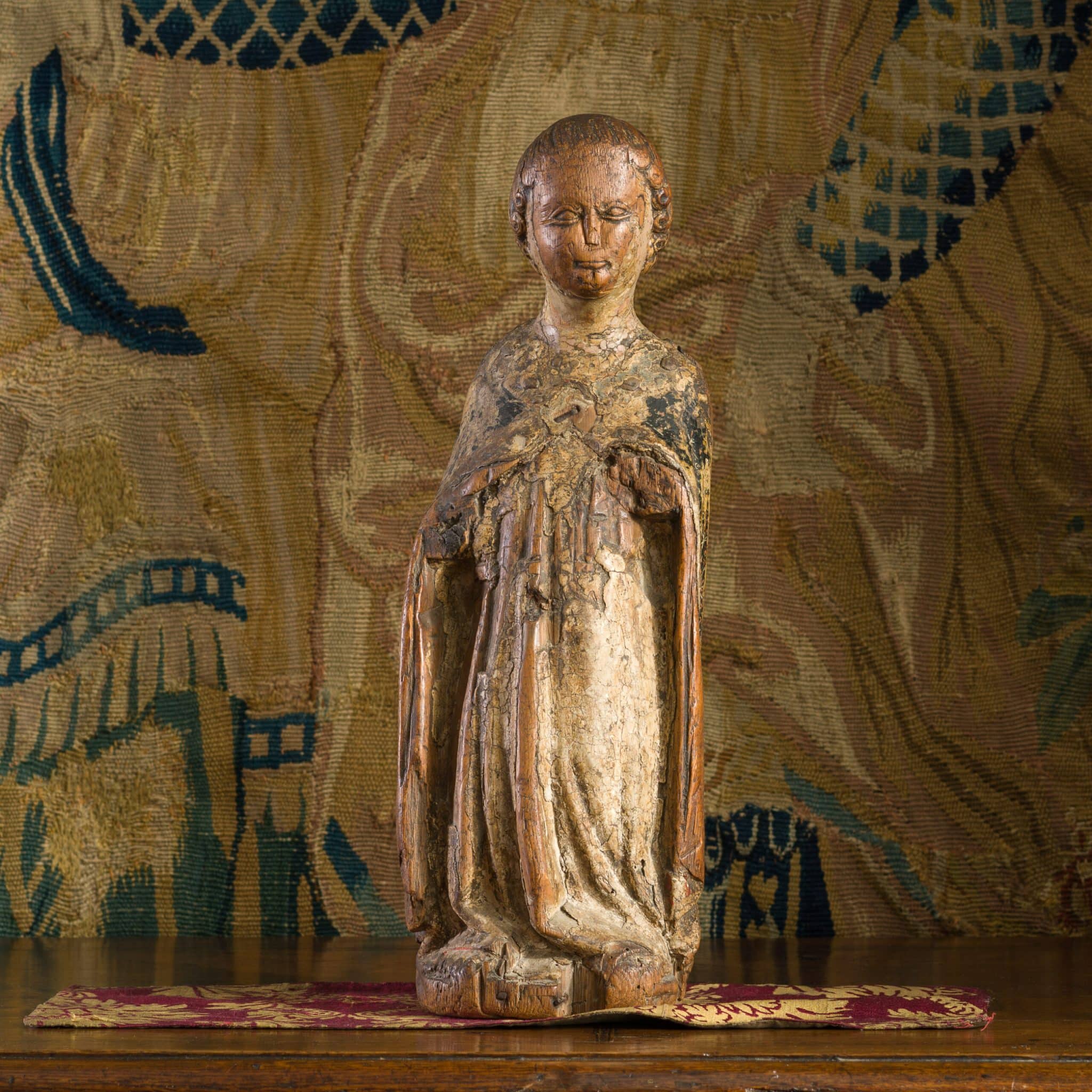 15th century walnut sculpture