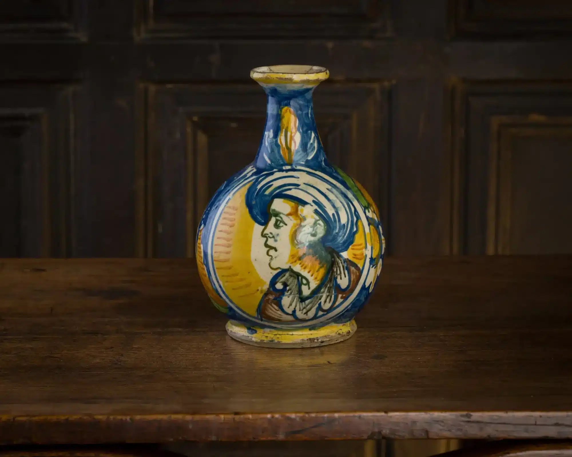 Sicilian Maiolica Pharmacy Bottle