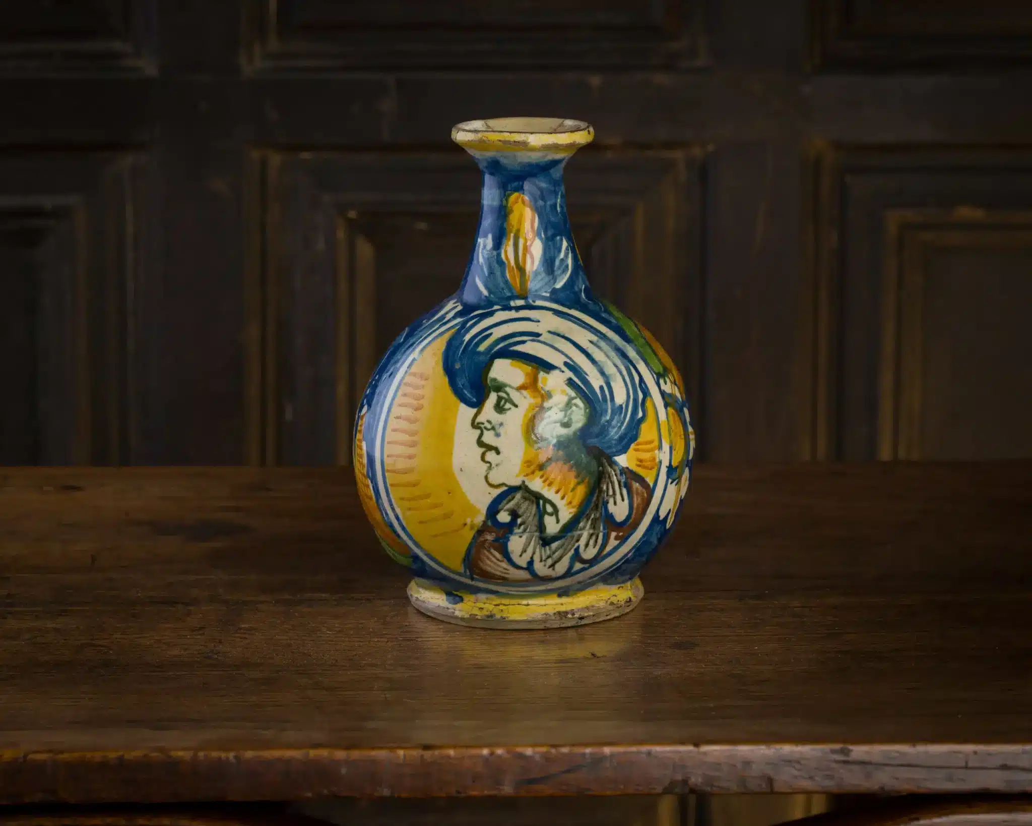 Sicilian Maiolica Pharmacy Bottle