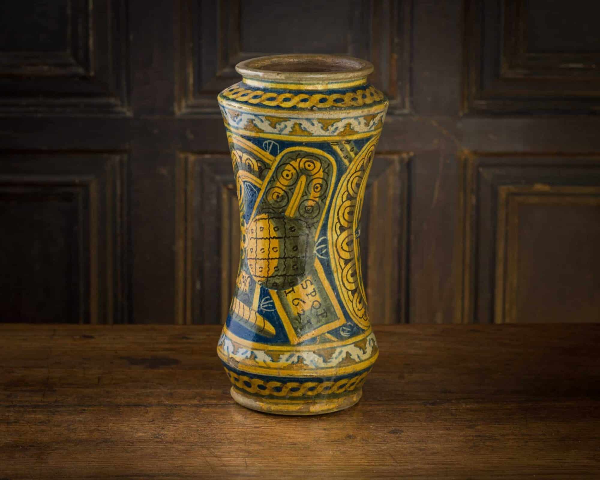 Palermo Albarello, dated 1621