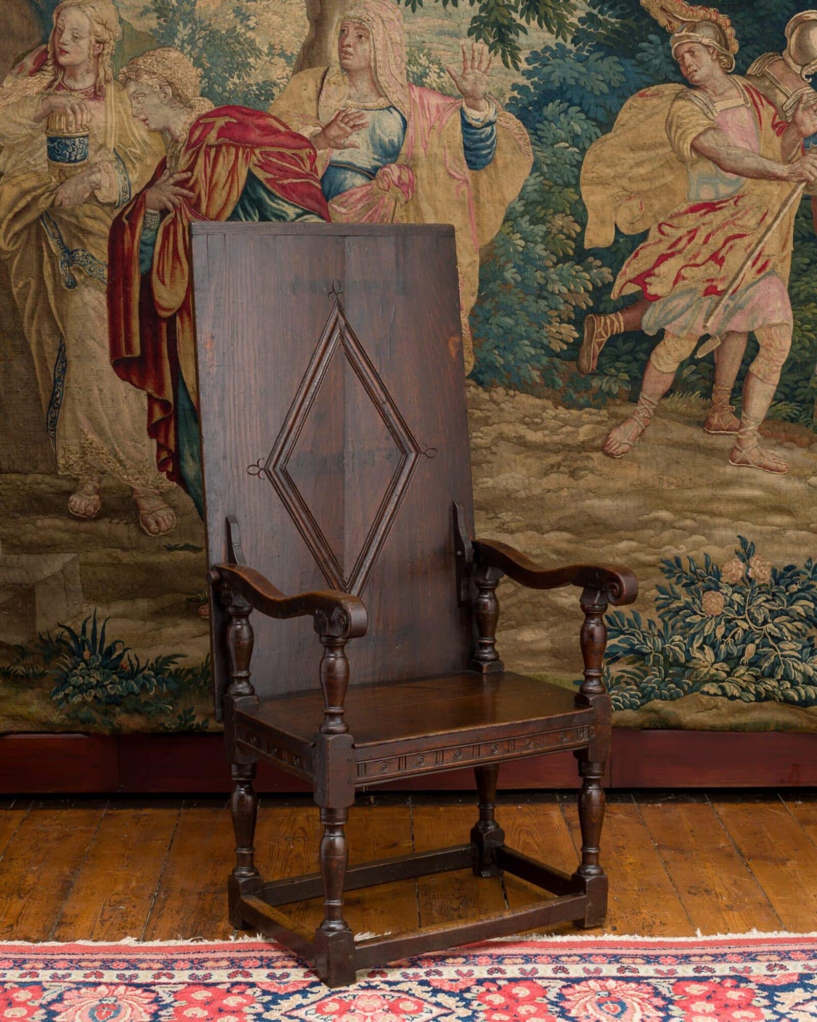 Charles I Joined Oak Chair-Table